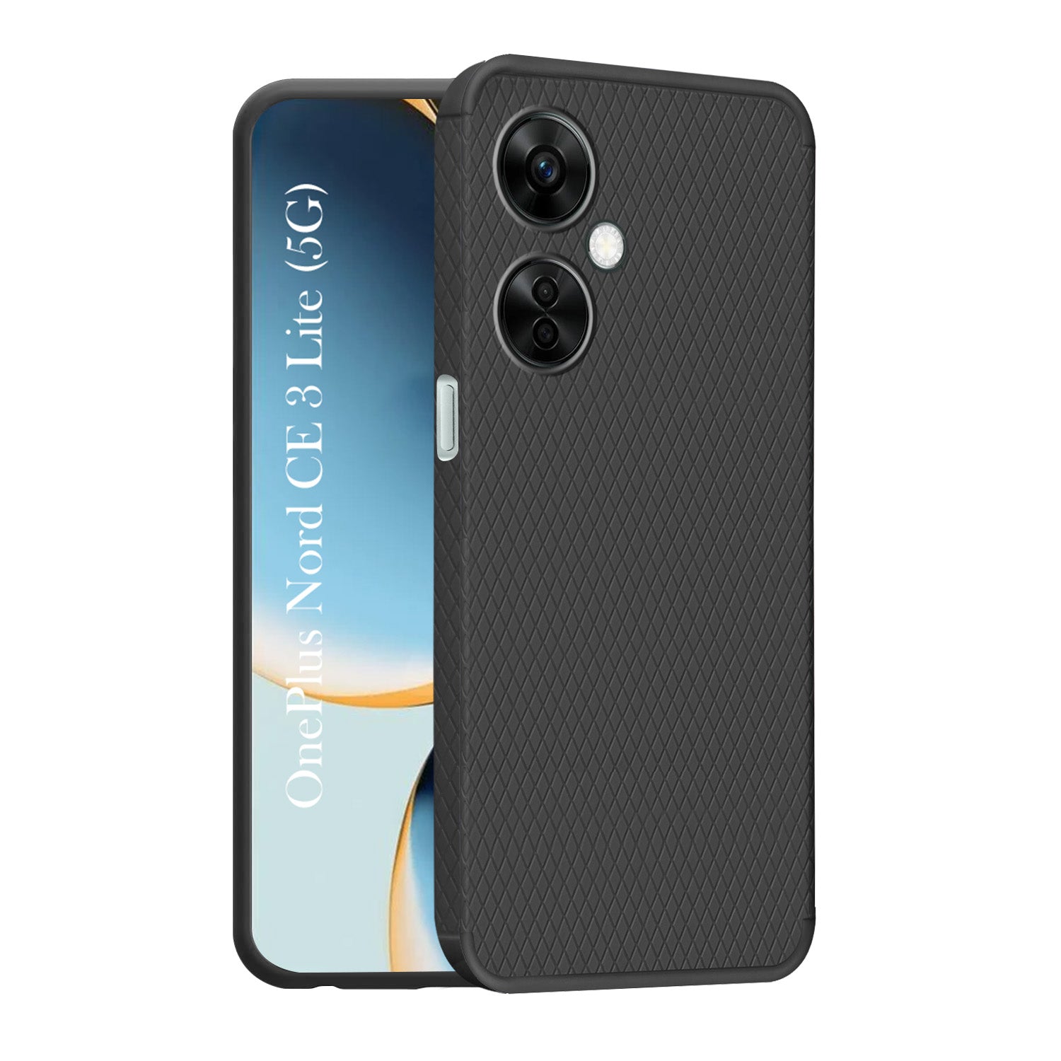 For OnePlus Nord CE 3 Lite Back Cover Case (Liquid Silicone | Side Grip | Camera Protection)