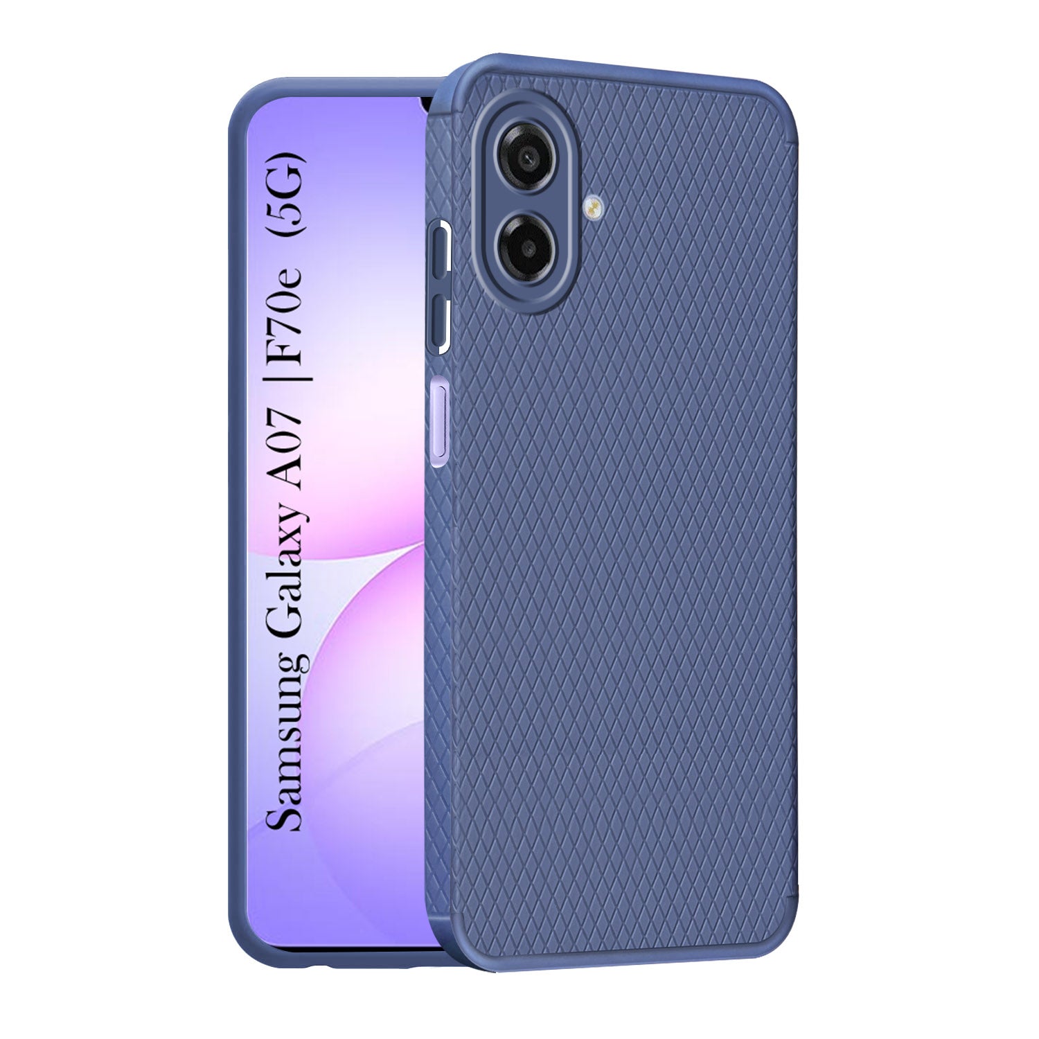 For Samsung Galaxy A07 | F70e 5G Back Cover Case (Camera Protection | Side Grip Texture | Soft and Flexible)