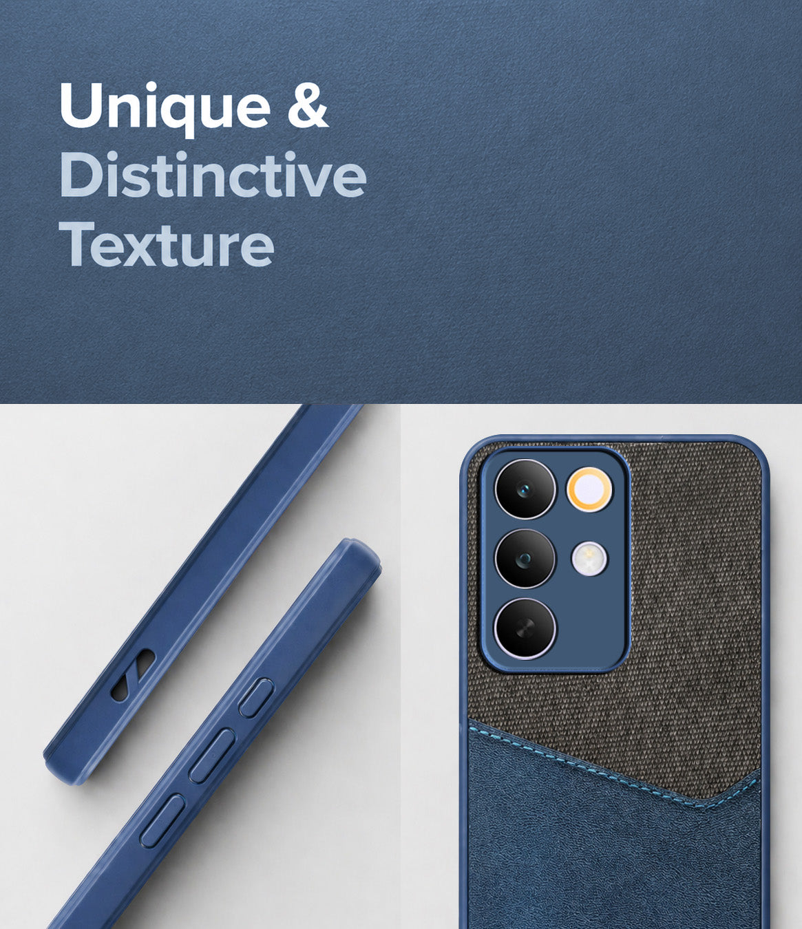 For Realme C85 5G | Realme Narzo 90x Back Cover Case (Dual PU Leather Stitch | Professional Minimalist | Soft and Flexible)