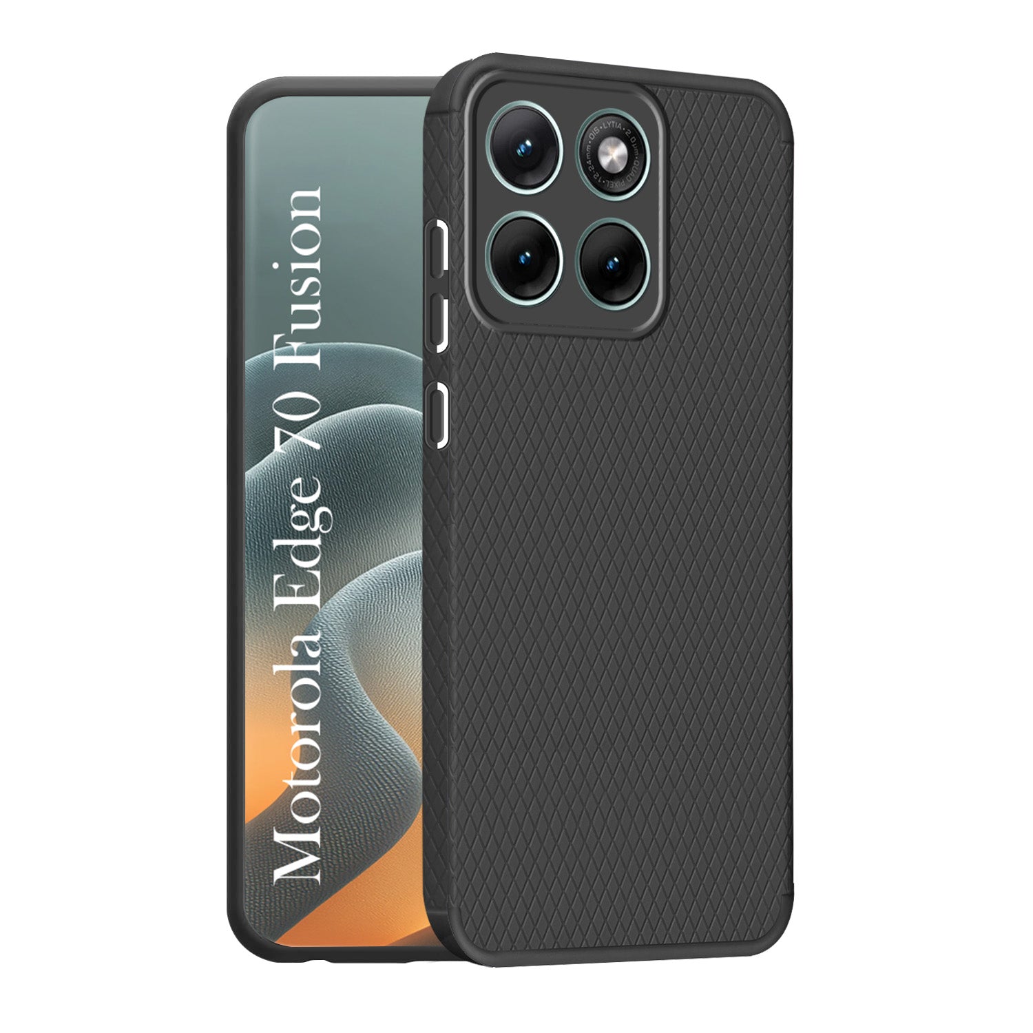 For Motorola Moto Edge 70 Fusion Back Cover Case Liquid Silicone (Camera Protection | Side Grip Texture | Soft and Flexible)
