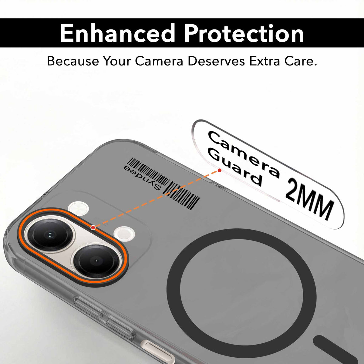 For Vivo Y11 | Vivo Y21 5G Back Cover Case (Soft Touch | Camera Bump Protection | MagSafe Compatible | Matte Finish)