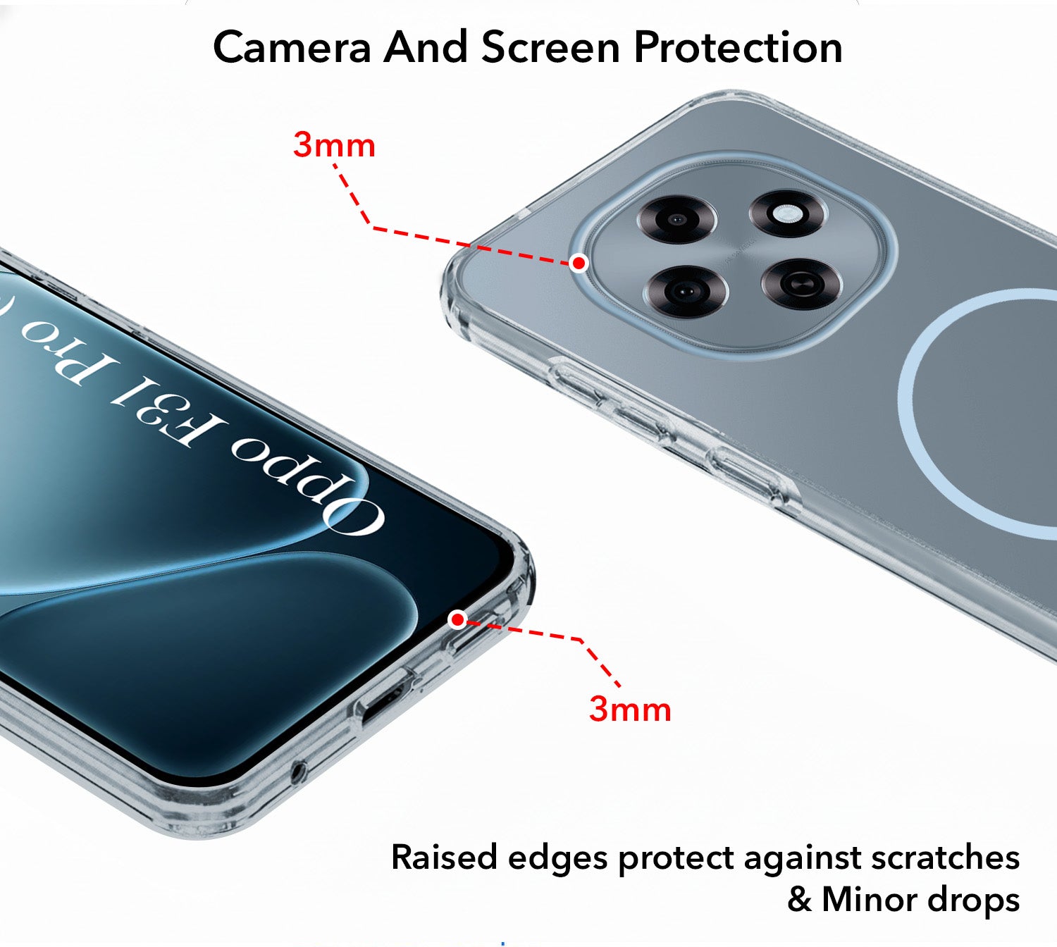 For Oppo F31 Pro Back Cover Case Silicone (Slim Paper Thin | Camera Protection Bump | Minimalist Professional | Soft Flexible)