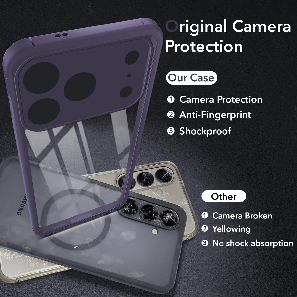 For iPhone 17 Pro | iPhone 18 Pro Back Cover Case Ultra-Hybrid (Lifetime Anti Yellow | Anti Scratch | Crystal Clear Shockproof)
