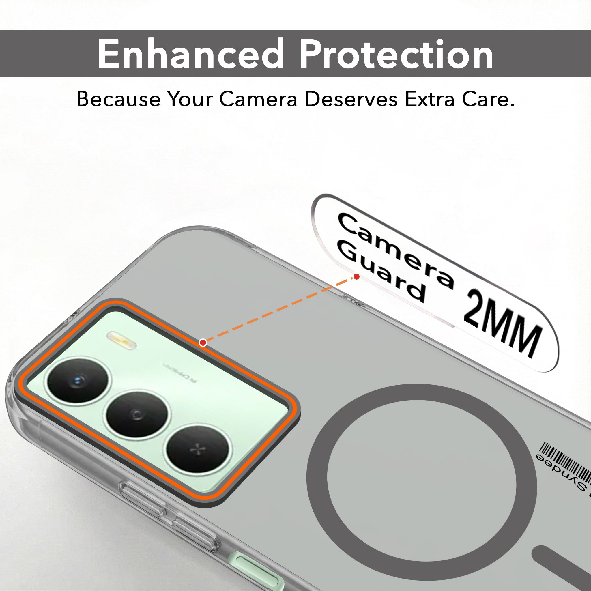 For Realme C73 Back Cover Case (Soft Touch | Camera Bump Protection | MagSafe Compatible | Matte Finish)