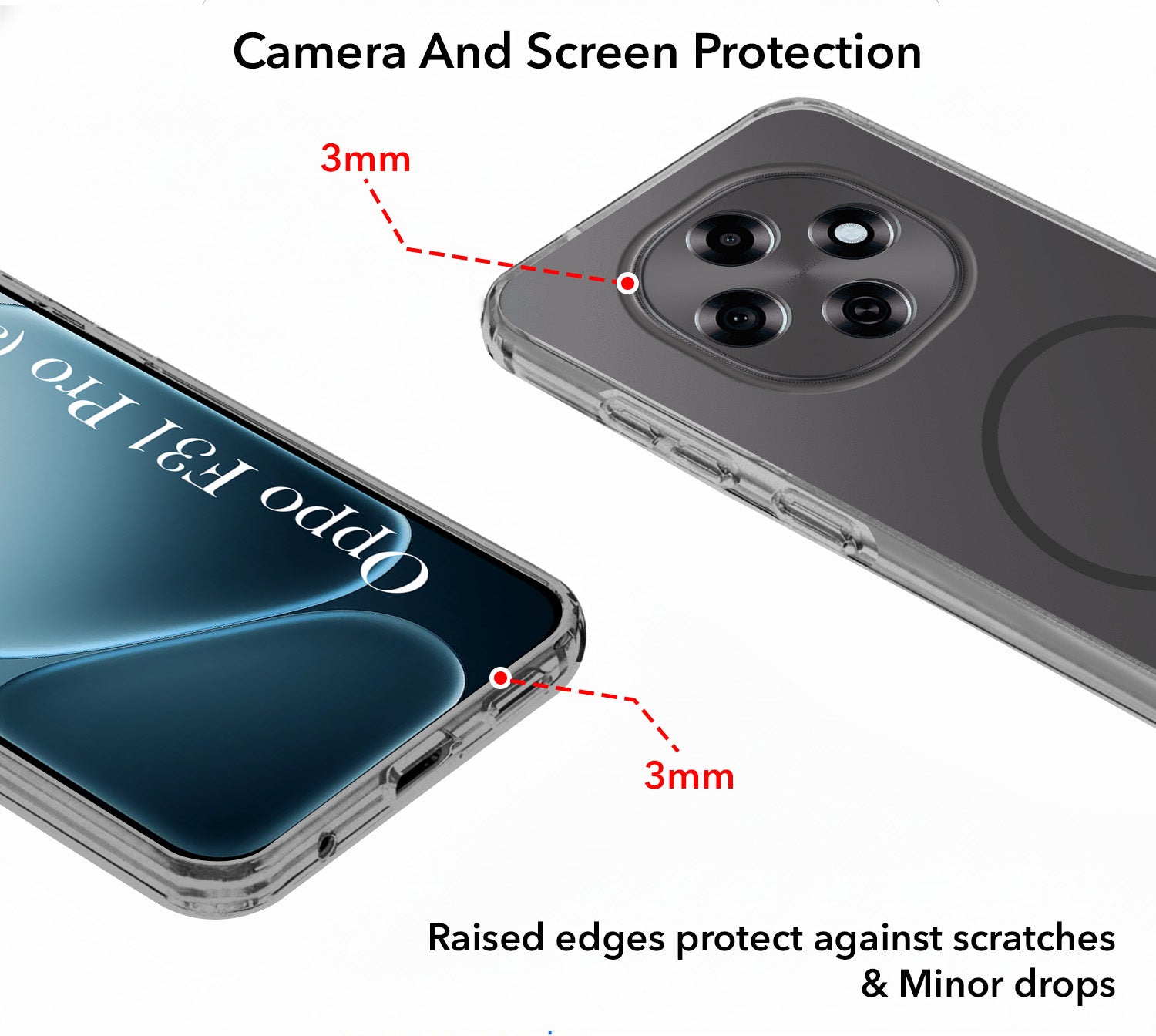 For Oppo F31 Pro Back Cover Case Silicone (Slim Paper Thin | Camera Protection Bump | Minimalist Professional | Soft Flexible)