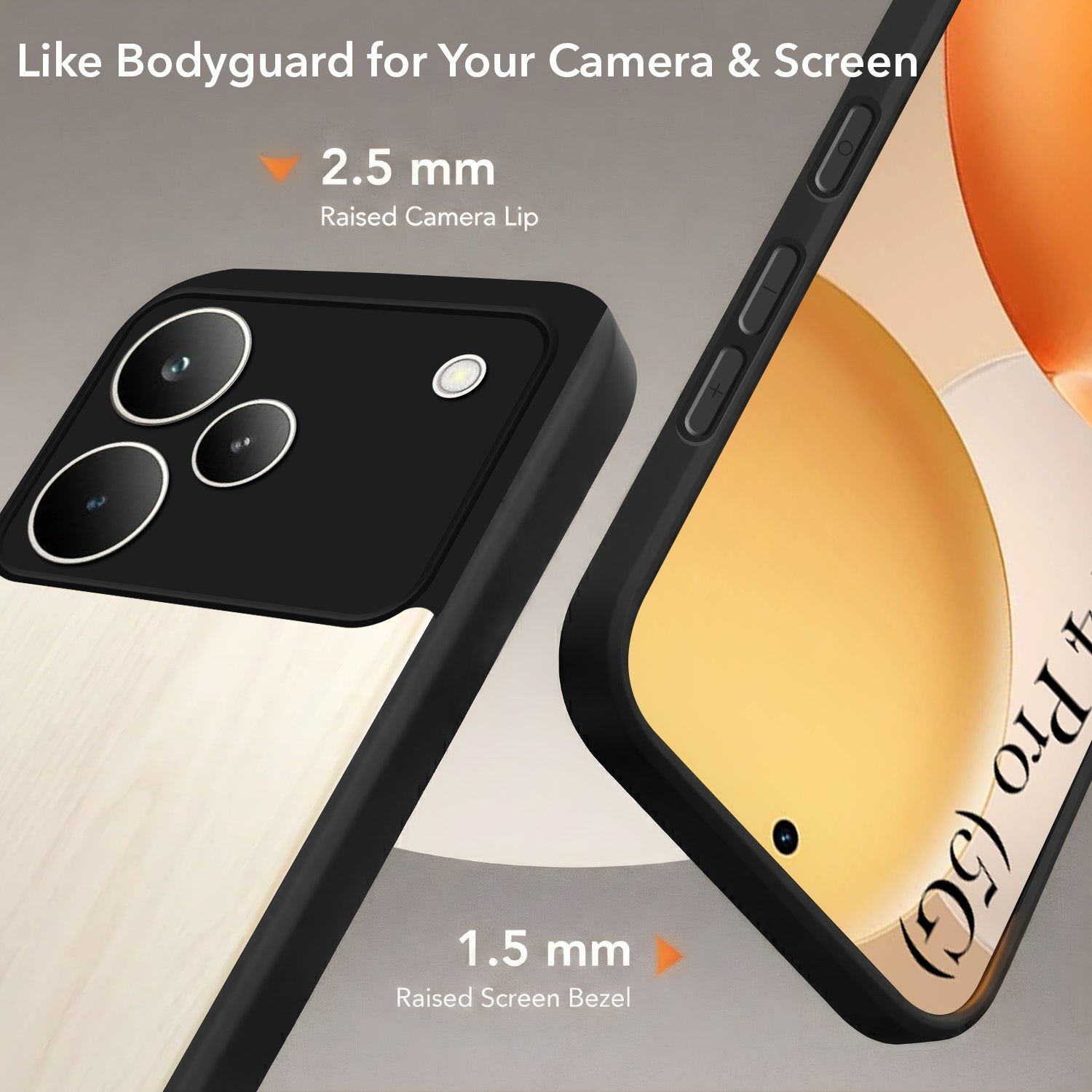 For Realme P4 Pro Back Cover Case (Built-in Stand | Lifetime Anti Yellow | Kickstand Shockproof | Camera Protection | MagSaFe Compatible)