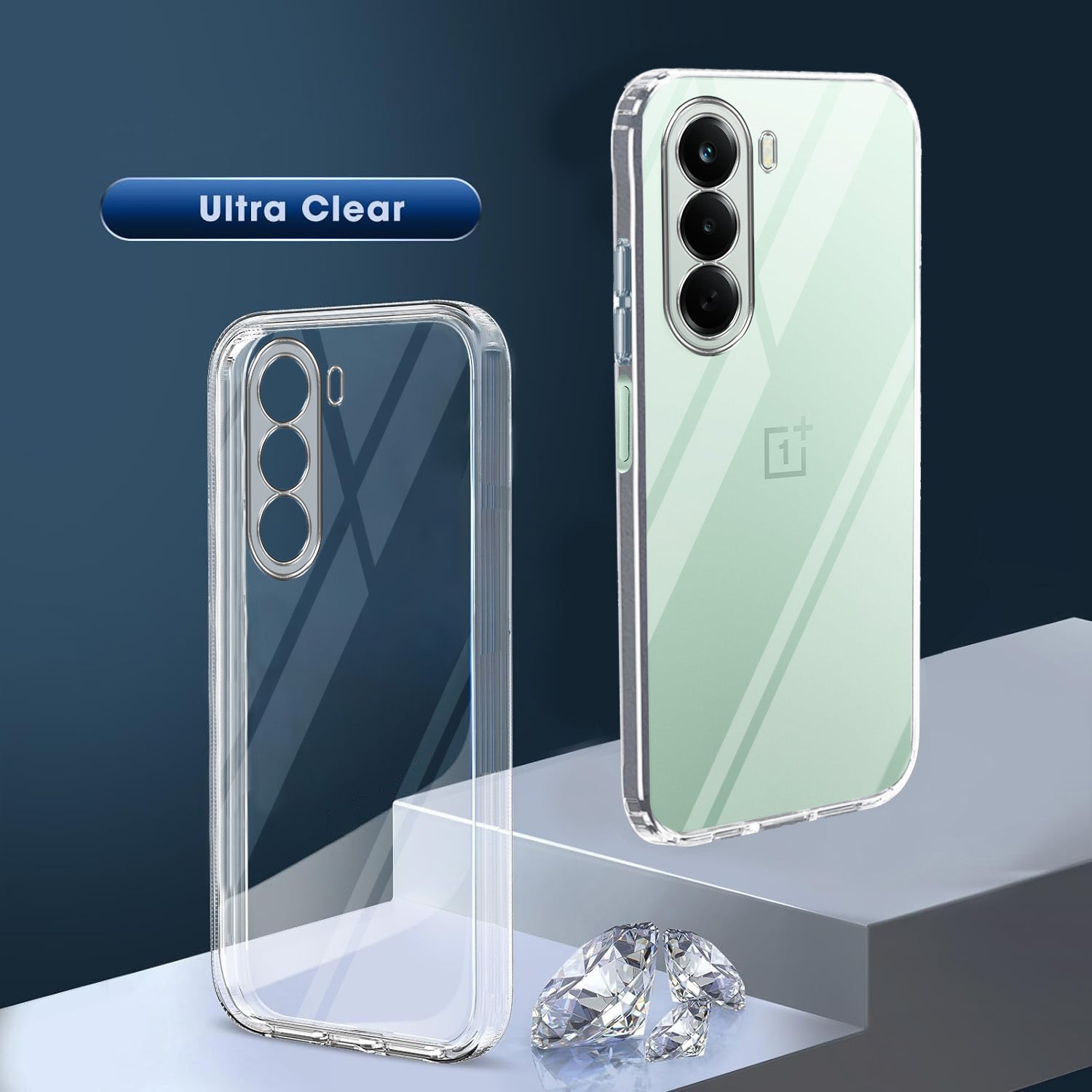 For OnePlus Nord CE 6 Lite Back Cover Case Silicone (Clear Shockproof Case with Camera Protection | Soft and Flexible | Transparent)