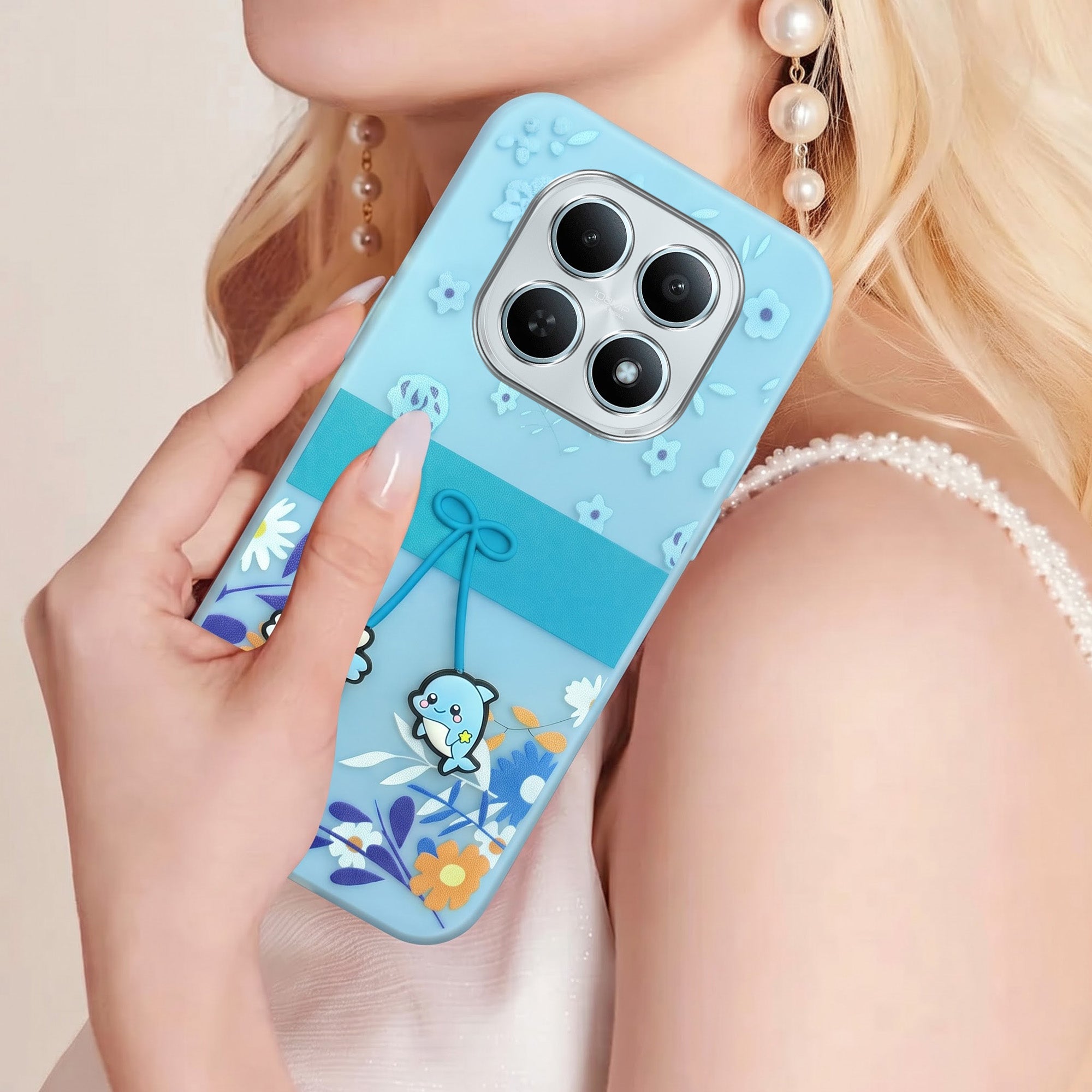 For Xiaomi Redmi Note 15 5G | Redmi Note 15 SE 5G Back Cover Case (3D Cute Cartoons | Hard Back Side Soft | Matte Premium Finish | HD Printing)