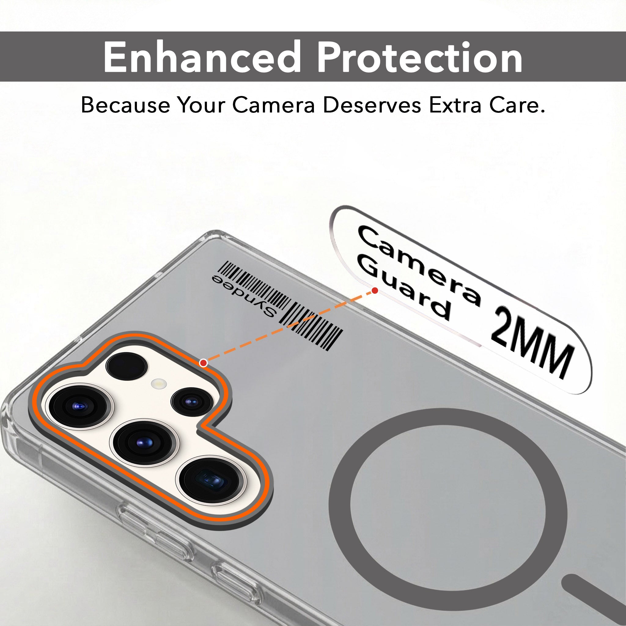 For Samsung Galaxy S23 Ultra 5G Back Cover Case (Soft Touch | Camera Bump Protection | MagSafe Compatible | Matte Finish)