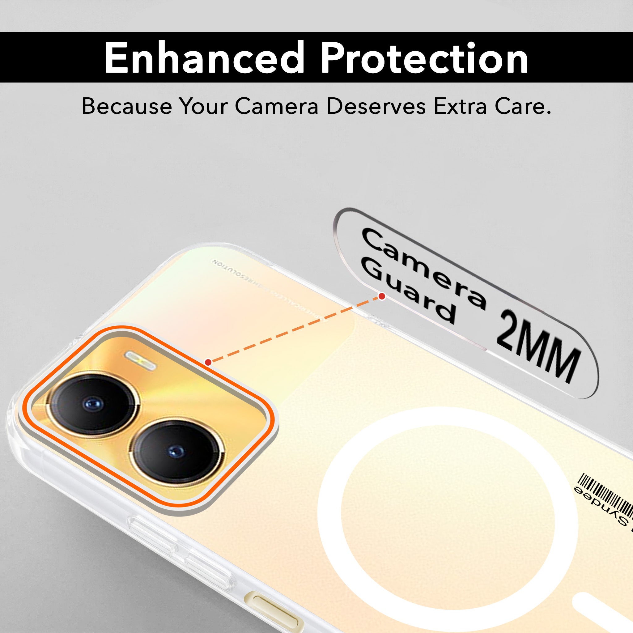 For Vivo Y56 5G Back Cover Case (Soft Touch | Camera Bump Protection | MagSafe Compatible | Matte Finish)