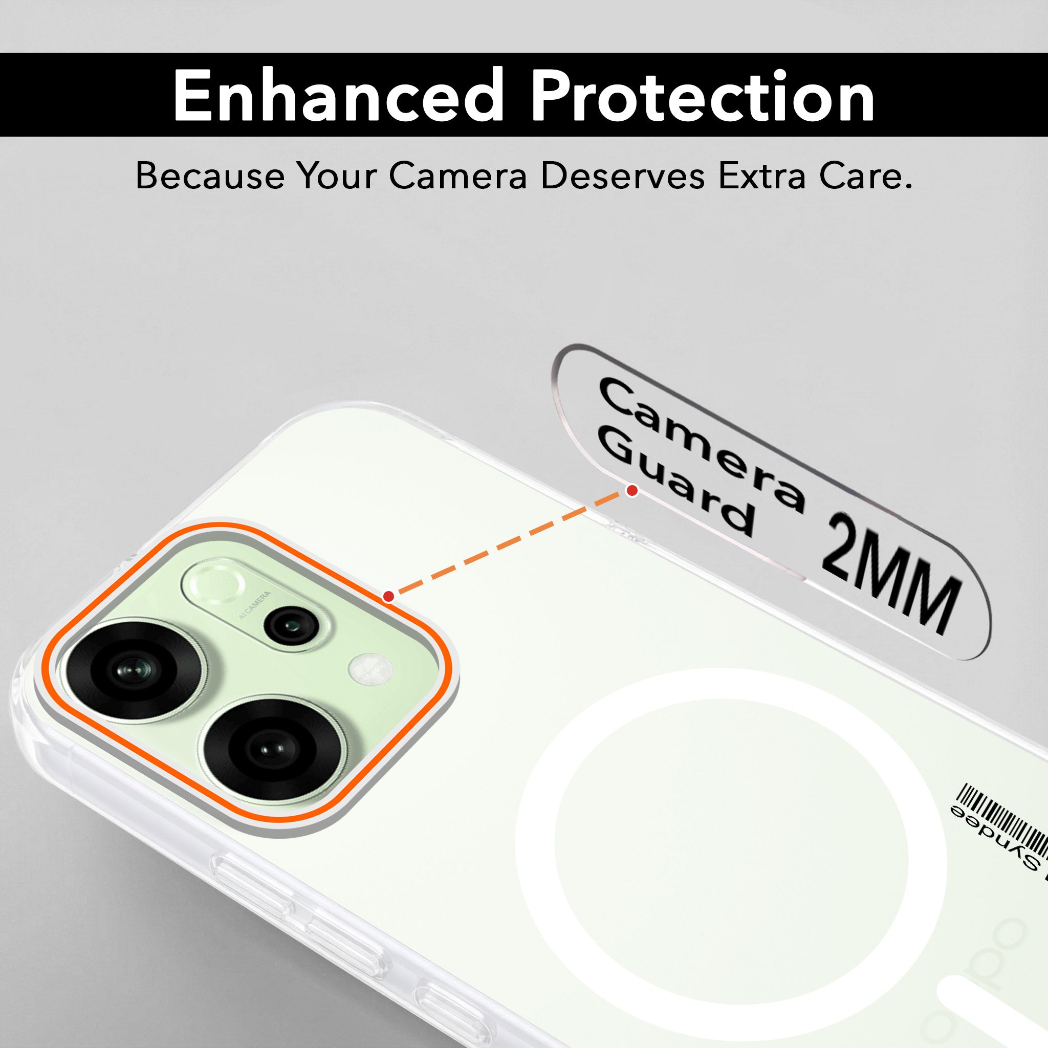 For Oppo Reno14 5G | Oppo Reno 14 5G Back Cover Case (Soft Touch | Camera Bump Protection | MagSafe Compatible | Matte Finish)