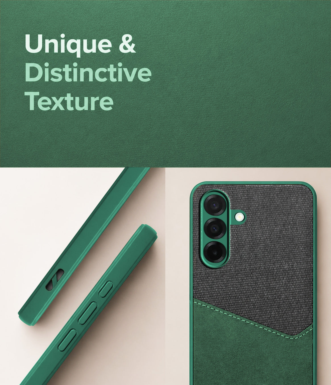For Samsung Galaxy A26 5G Back Cover Case (Dual Colour Stitch | Professional Minimalist Feel | Soft and Flexible)