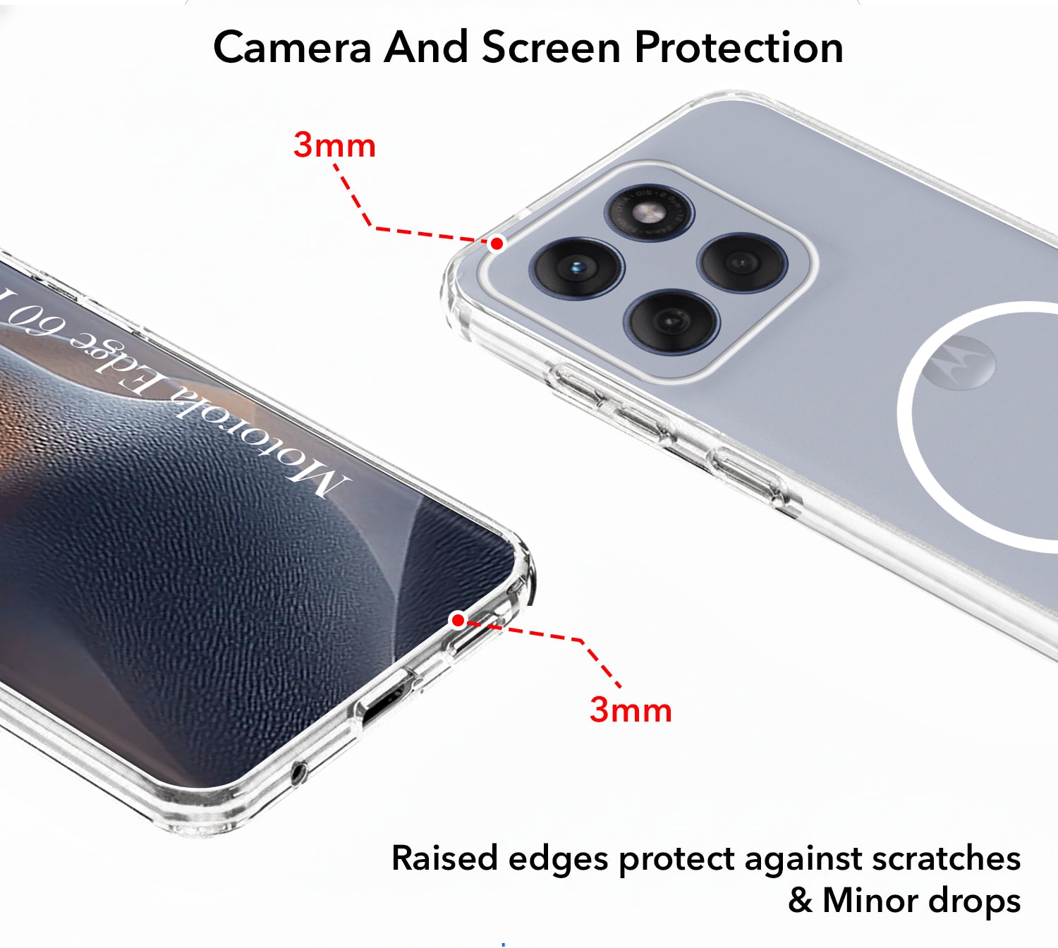 For Motorola Moto Edge 60 Fusion Back Cover Case Silicone (Slim Paper Thin | Camera Protection Bump | Minimalist Professional | Soft Flexible)
