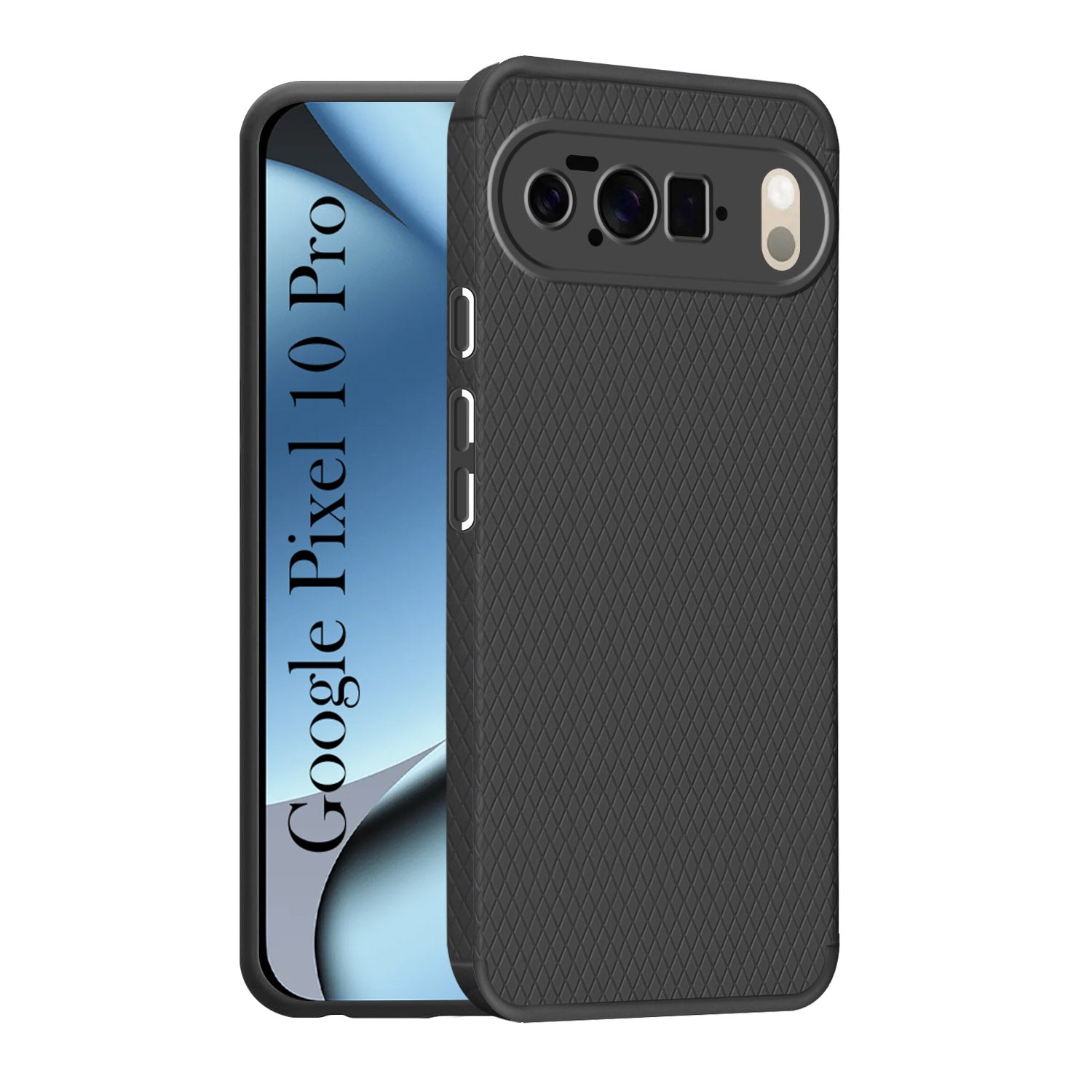 For Google Pixel 10 Pro Back Cover Case (Liquid Silicone | Side Grip | Camera Protection)