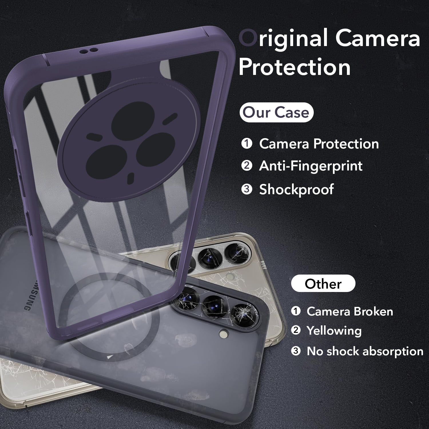 For Realme 14 Pro Back Cover Case (Lifetime Anti Yellow | Anti Scratch | Crystal Clear Shockproof)