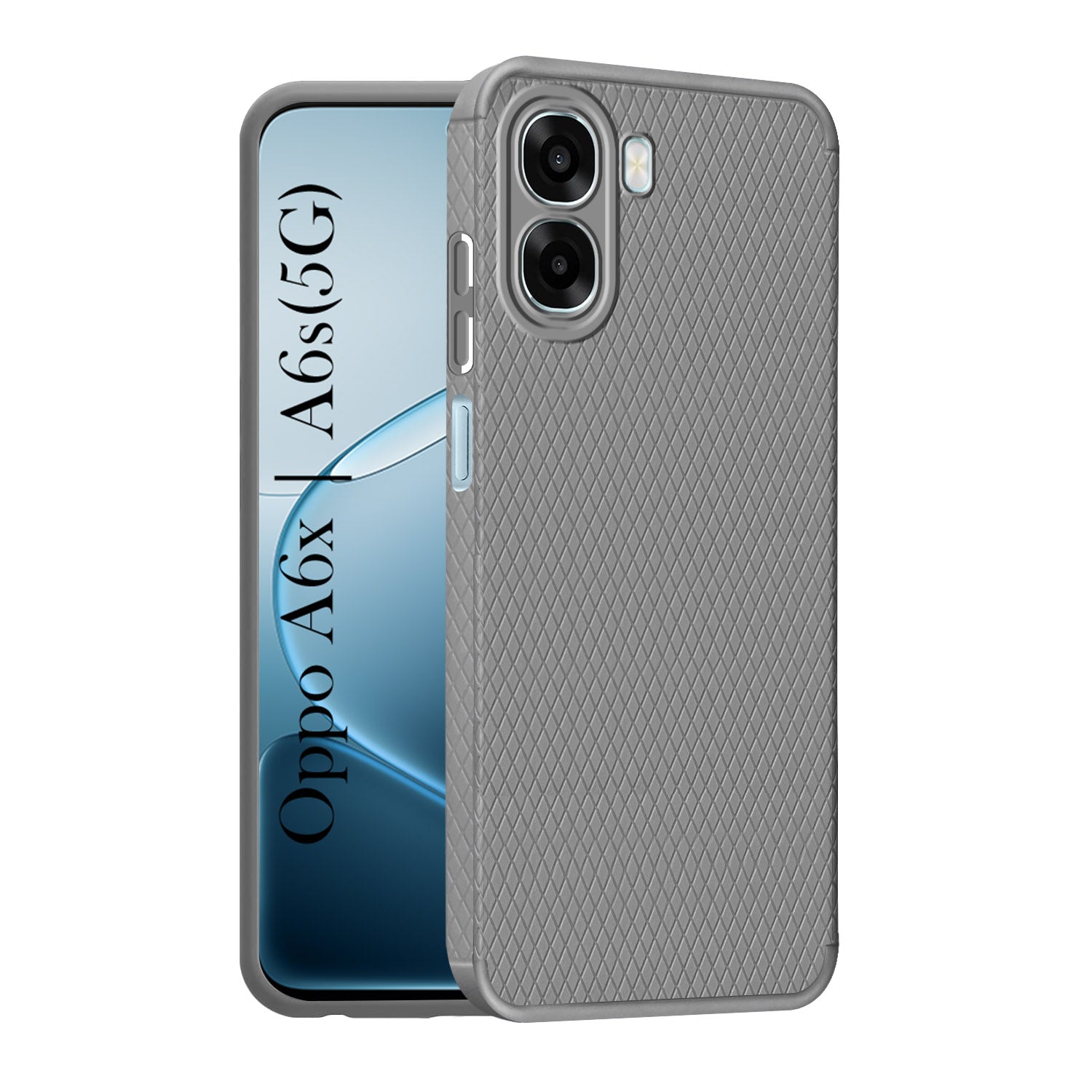 For Oppo A6X | Oppo A6s Back Cover Case Liquid Silicone (Camera Protection | Side Grip Texture | Soft and Flexible)