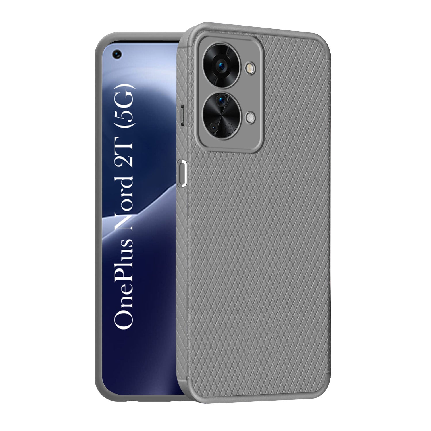 For OnePlus Nord 2T 5G Back Cover Case (Liquid Silicone | Side Grip | Camera Protection)