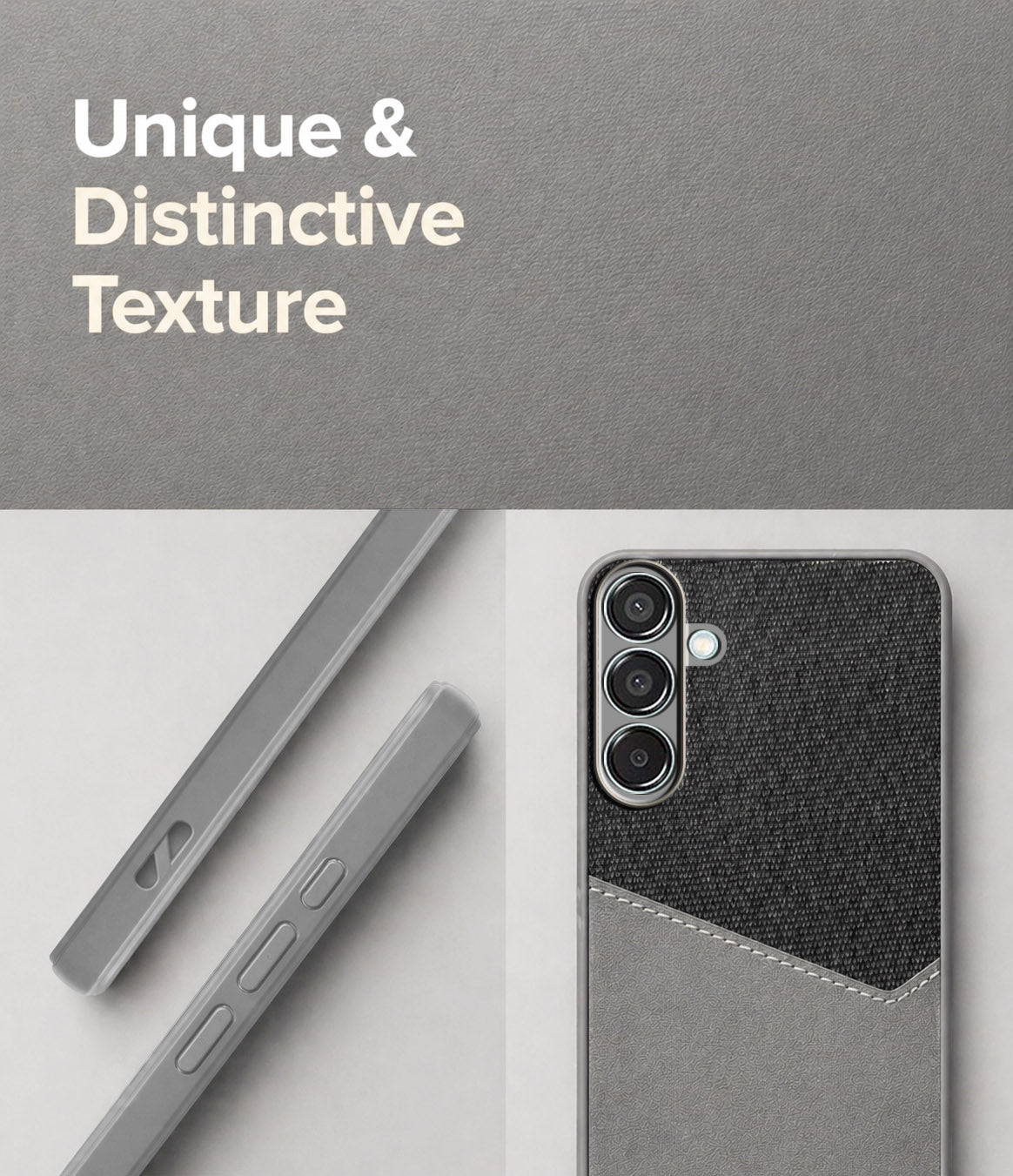 For Samsung Galaxy F15 5G Back Cover Case  (Dual PU Leather Stitch | Professional Minimalist | Soft and Flexible)