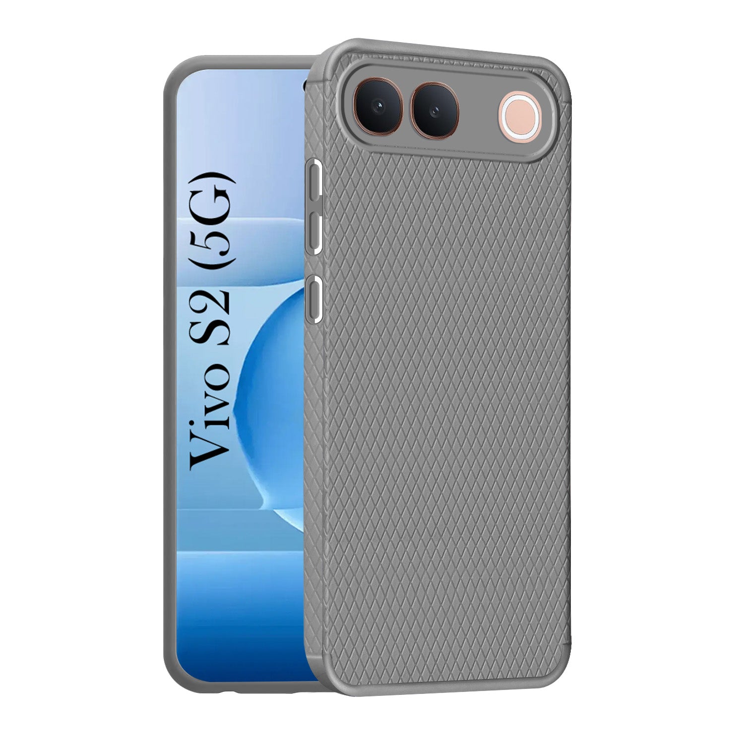 For Vivo S2 5G Back Cover Case Liquid Silicone (Camera Protection | Side Grip Texture | Soft and Flexible)