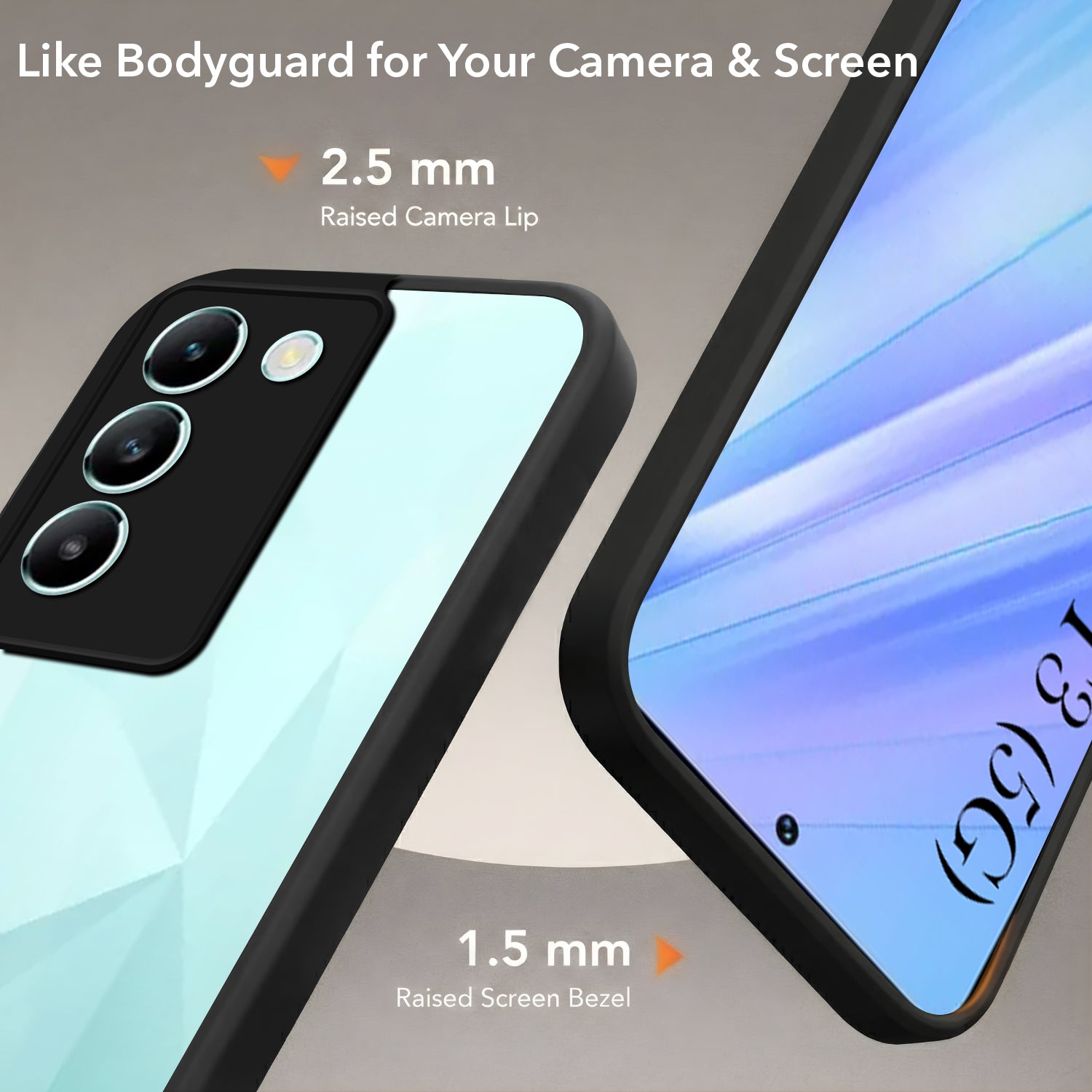For Vivo T3 5G Back Cover Case (Built-in Stand | Lifetime Anti Yellow | Kickstand Shockproof | Camera Protection | MagSafe Compatible)