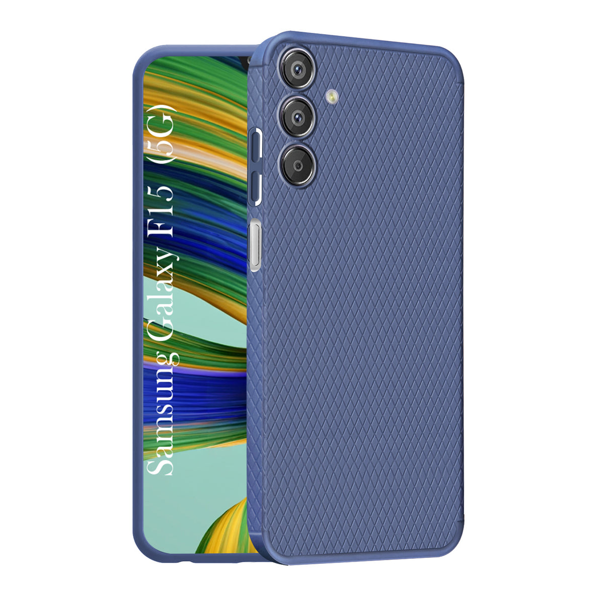 For Samsung Galaxy F15 5G Back Cover Case (Liquid Silicone | Side Grip | Camera Protection)