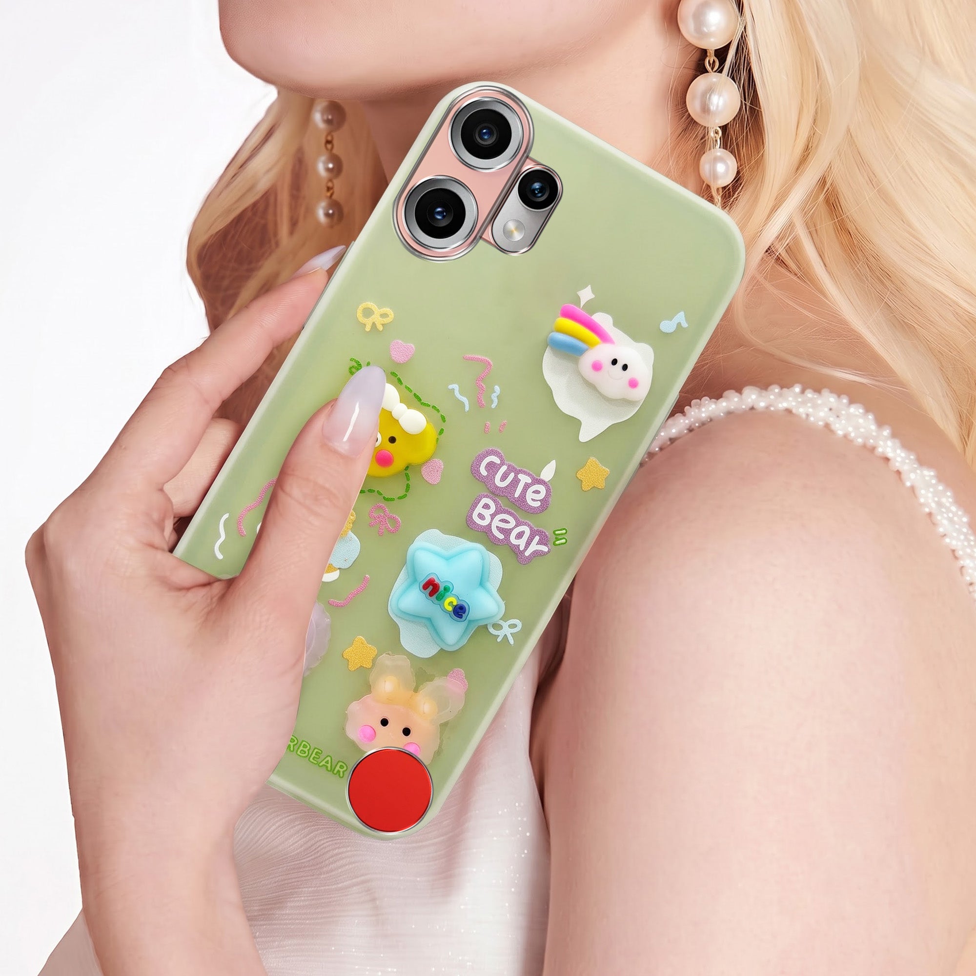 For Nothing CMF Phone 2 Pro Back Cover Case (3D Cute Cartoons | Hard Back Side Soft | Matte Premium Finish | HD Printing)