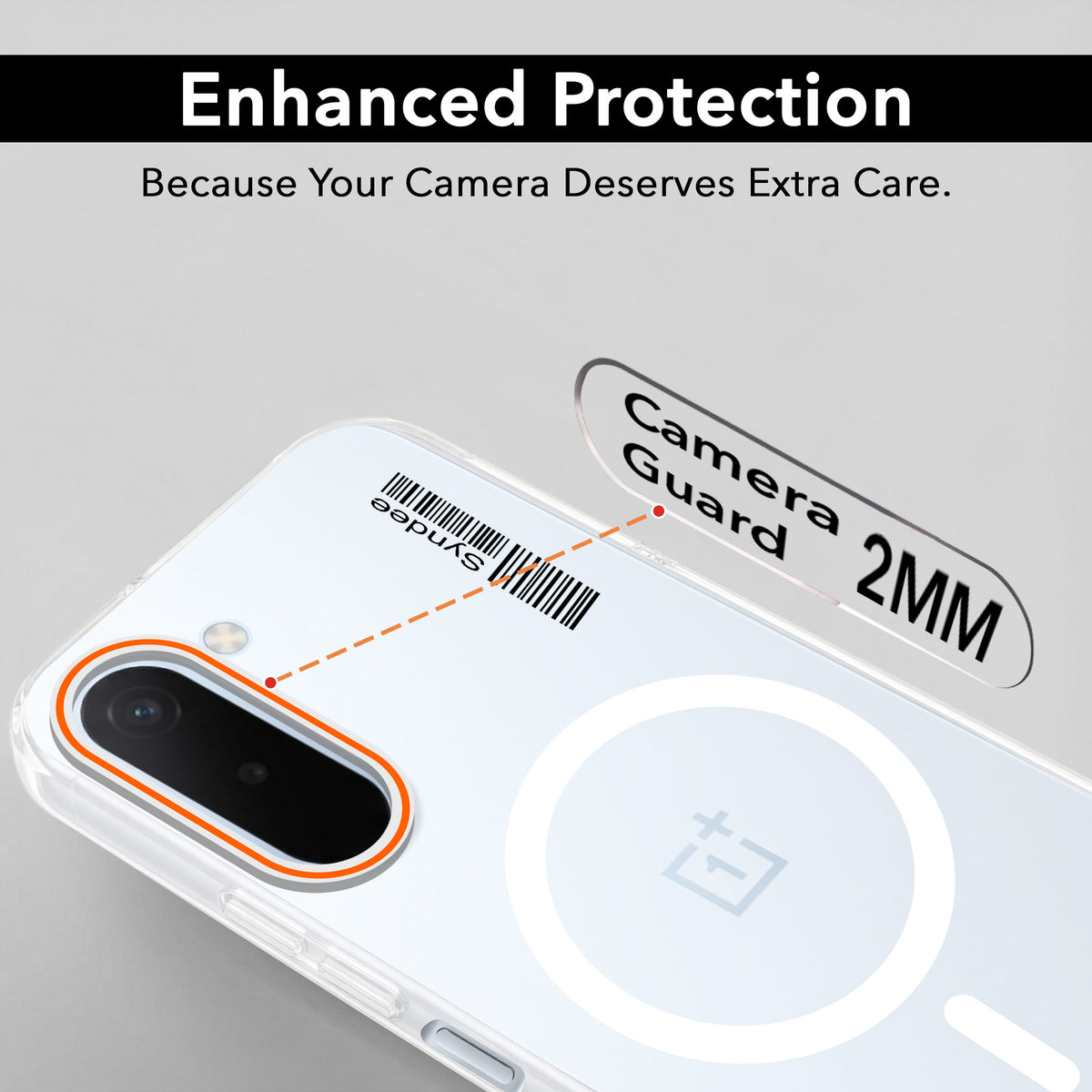 For OnePlus N6X Back Cover Case (Soft Touch | Camera Bump Protection | MagSafe Compatible | Matte Finish)