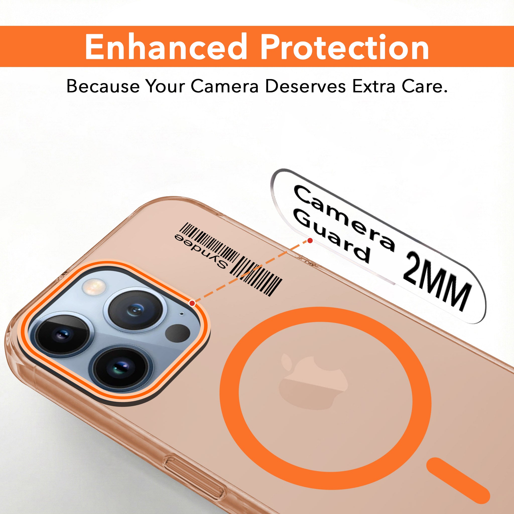 For Apple iPhone 13 Pro Back Cover Case (Soft Touch | Camera Bump Protection | MagSafe Compatible | Matte Finish)