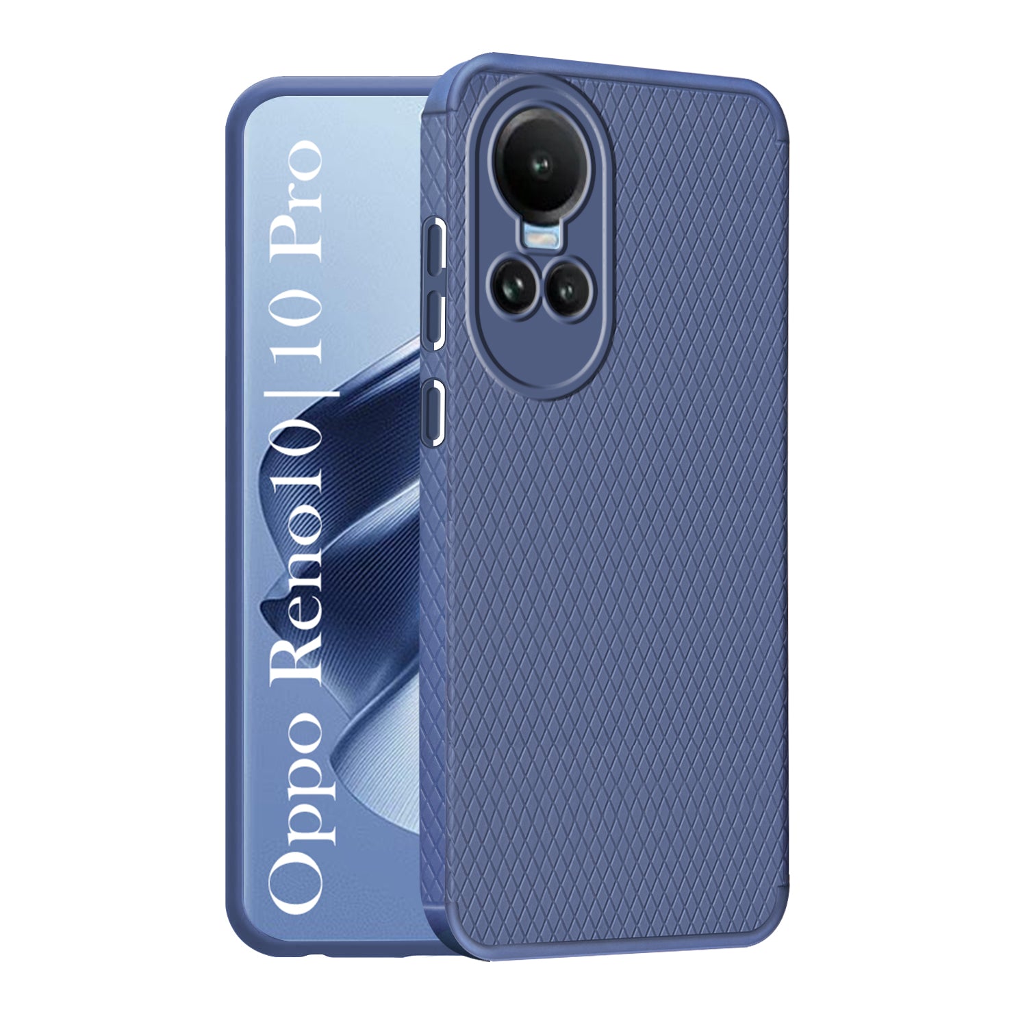 For Oppo Reno 10 5G | Oppo Reno 10 Pro 5G Back Cover Case (Liquid Silicone | Side Grip | Camera Protection)