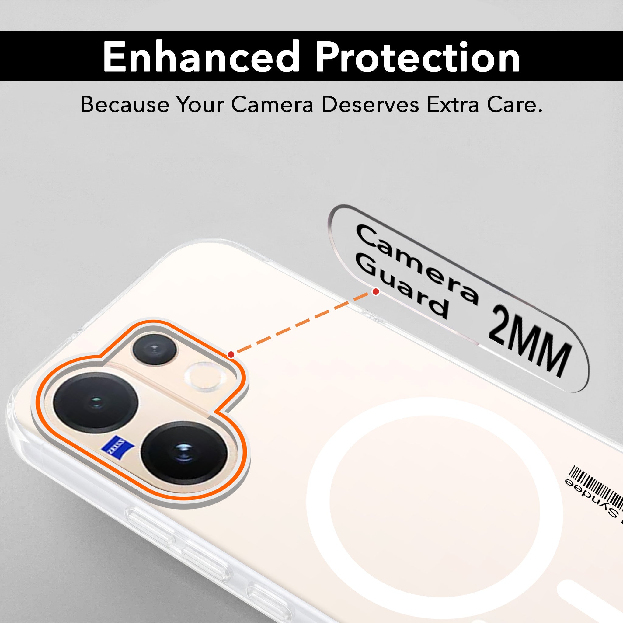 For Vivo V60 | Vivo T4 Pro Back Cover Case (Soft Touch | Camera Bump Protection | MagSafe Compatible | Matte Finish)