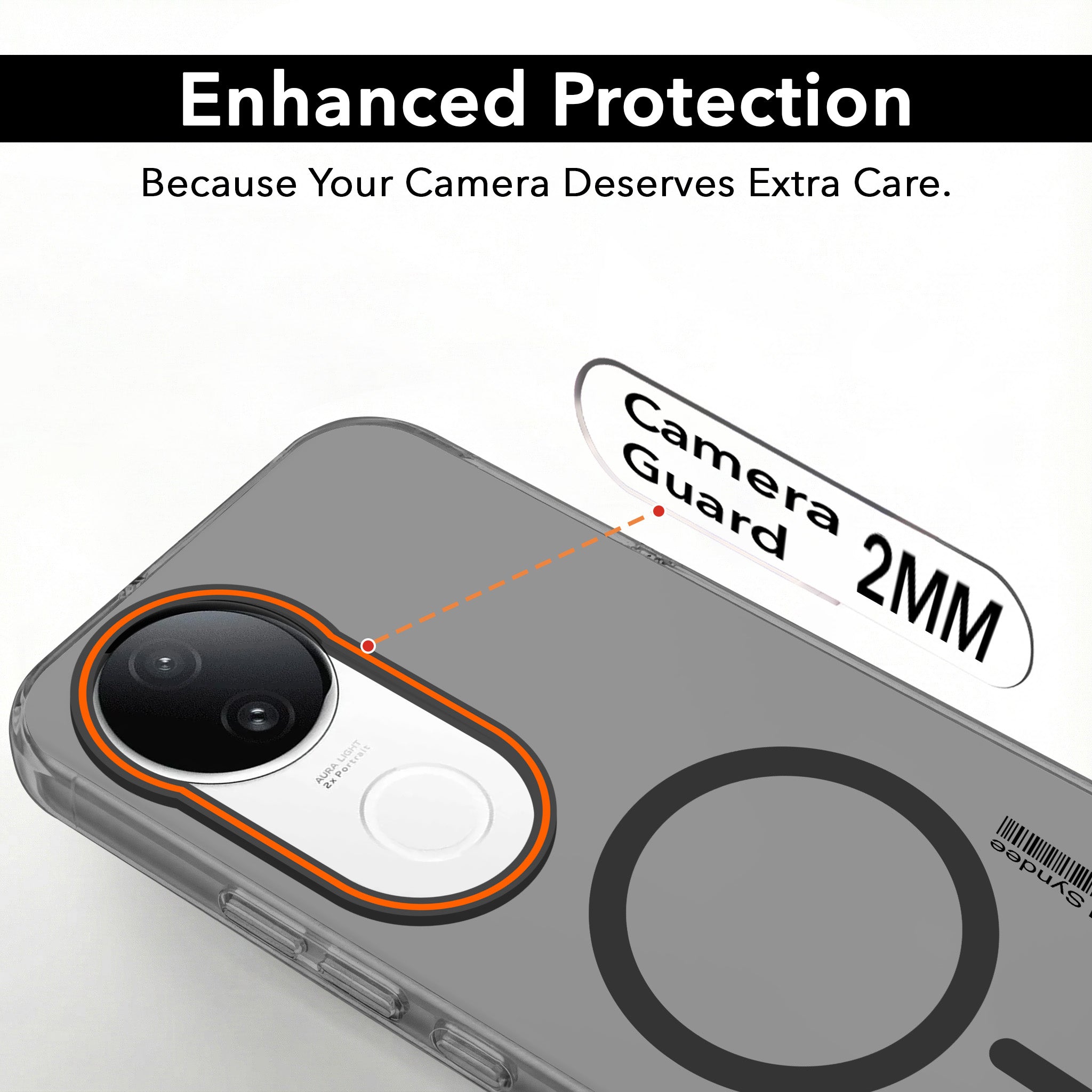 For Vivo T4R Back Cover Case (Soft Touch | Camera Bump Protection | MagSafe Compatible | Matte Finish)
