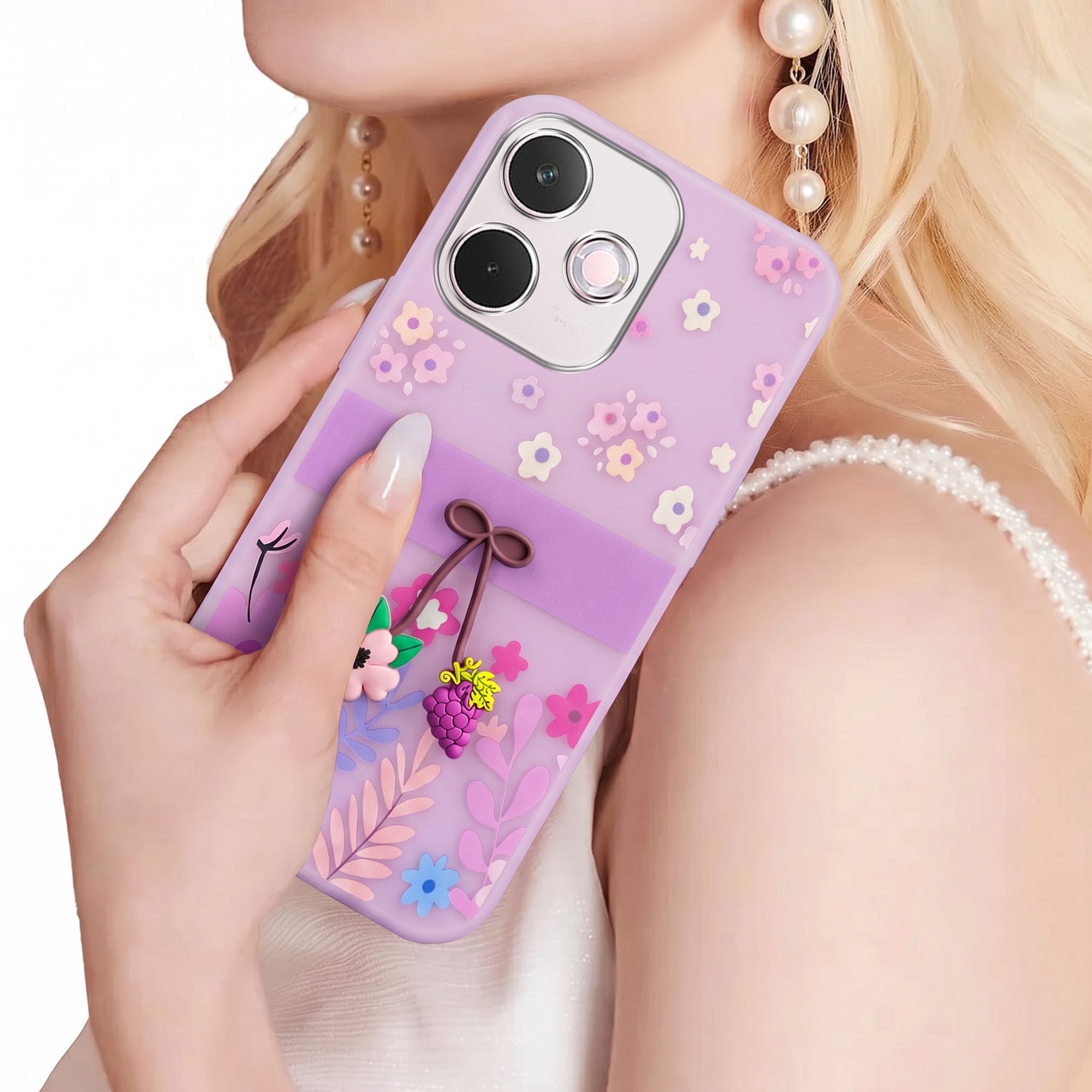 For Oppo A5 Pro Back Cover Case (3D Cute Cartoons | Hard Back Side Soft | Matte Premium Finish | HD Printing)