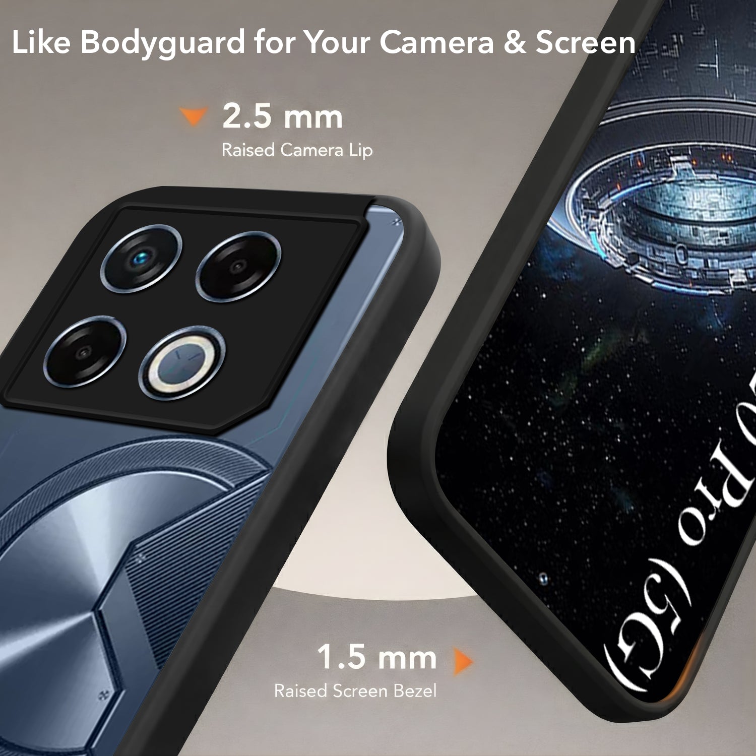 For Infinix GT 20 Pro 5G Back Cover Case (Built-in Stand | Lifetime Anti Yellow | Kickstand Shockproof | Camera Protection | MagSafe Compatible)
