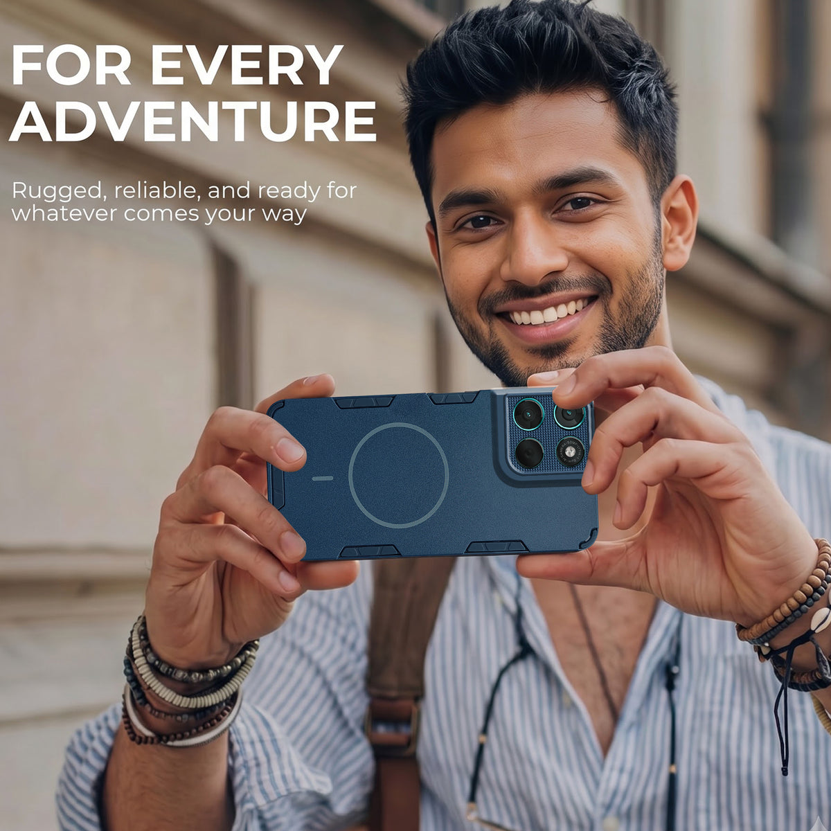 For Motorola Moto G67 Power | G57 Power Back Cover Case (Slim Hybrid Armor | Shockproof Camera Protection | Rugged Dual Layer)