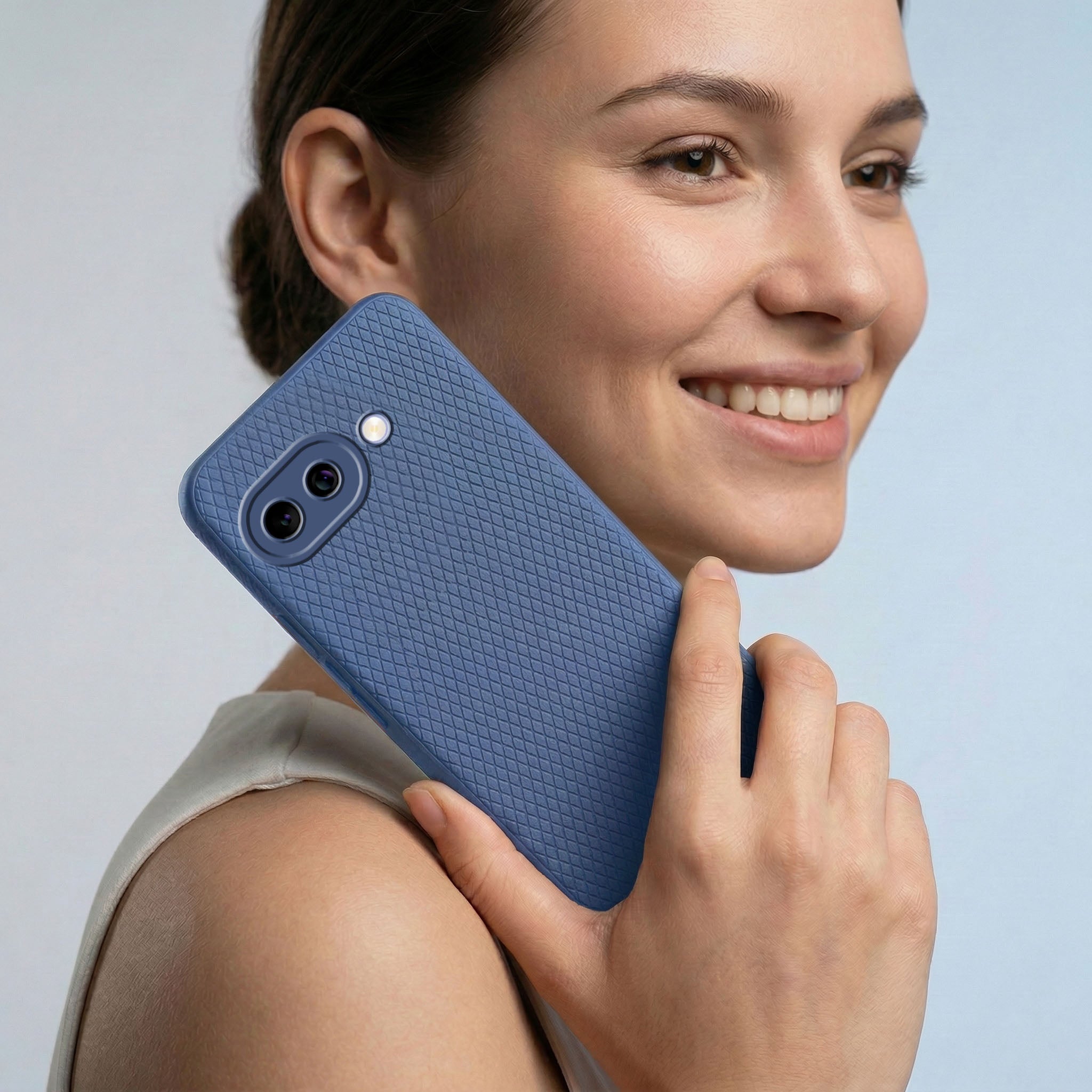 For Google Pixel 9A Combo with Back Cover and 9H Tempered Glass (Liquid Silicone | Camera Protection | Oleophobic Coating Screen Glass)