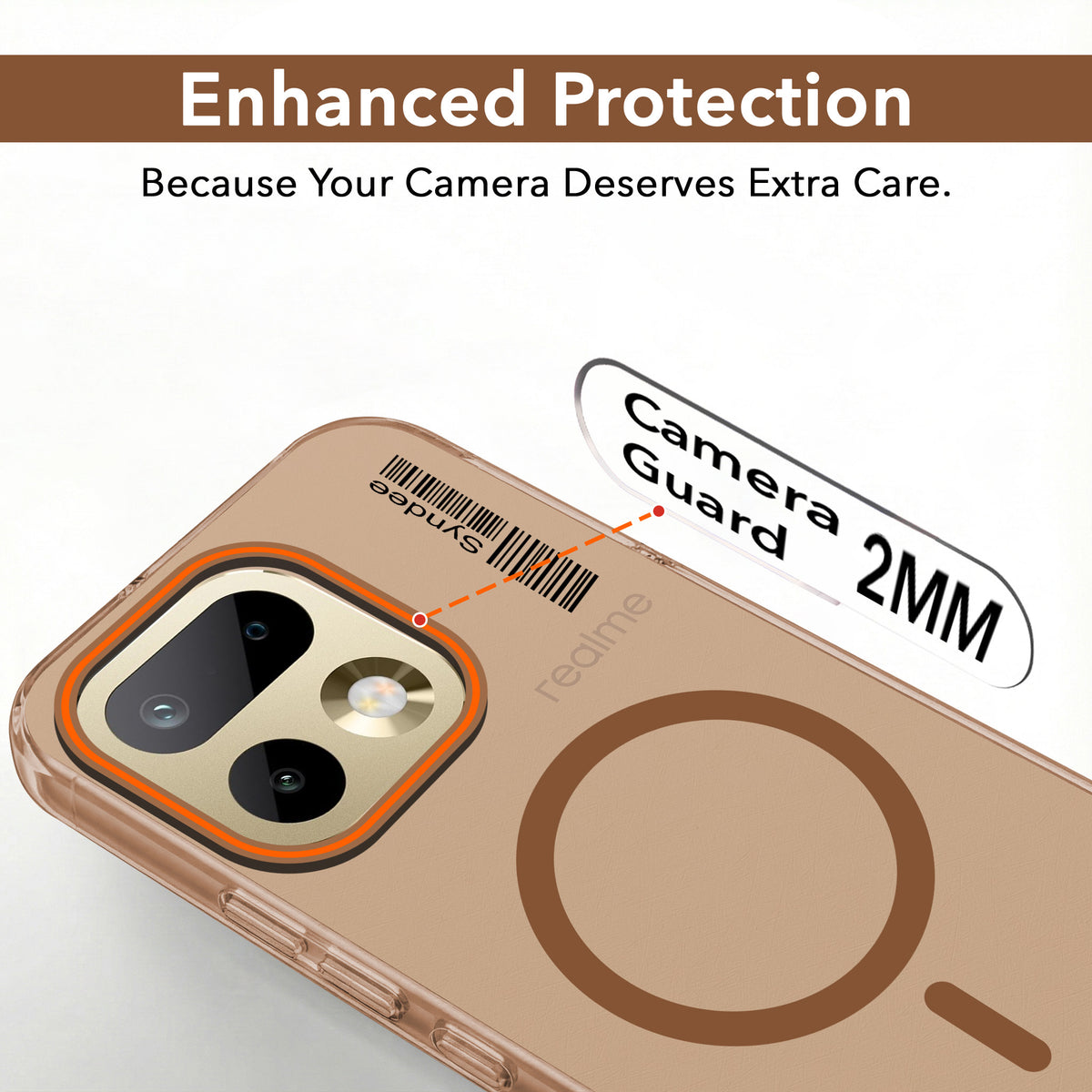 For Realme 16 Pro Back Cover Case (Soft Touch | Camera Bump Protection | MagSafe Compatible | Matte Finish)