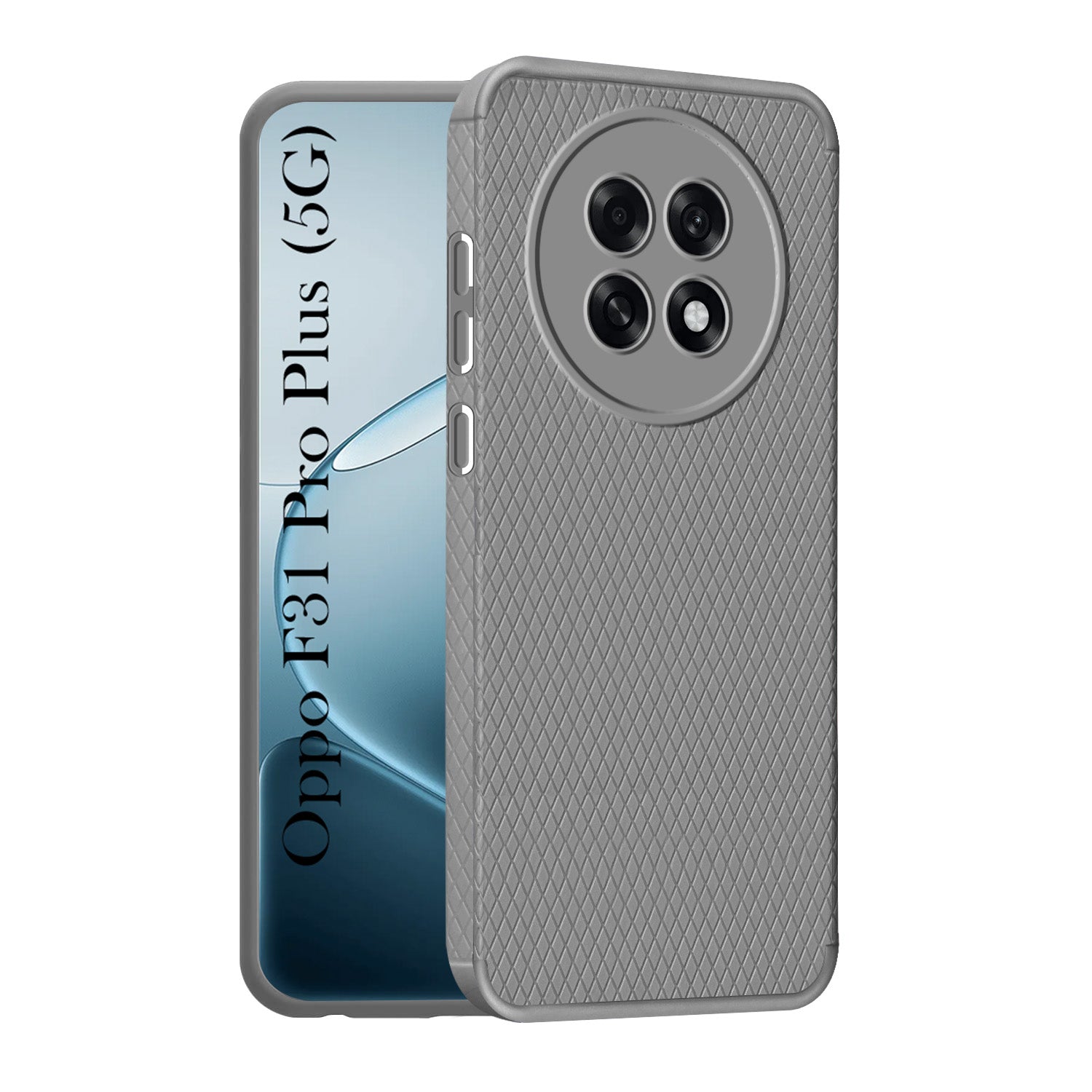 For Oppo F31 Pro Plus Back Cover Case Liquid Silicone (Camera Protection | Side Grip Texture | Soft and Flexible)