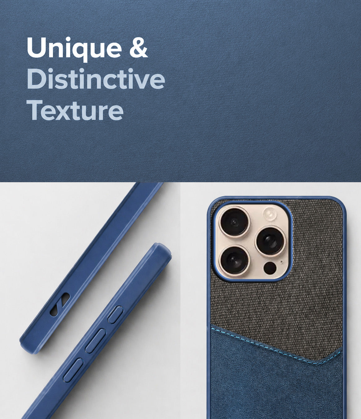 For Apple iPhone 16 Pro Back Cover Case (Dual PU Leather Stitch | Professional Minimalist | Soft and Flexible)