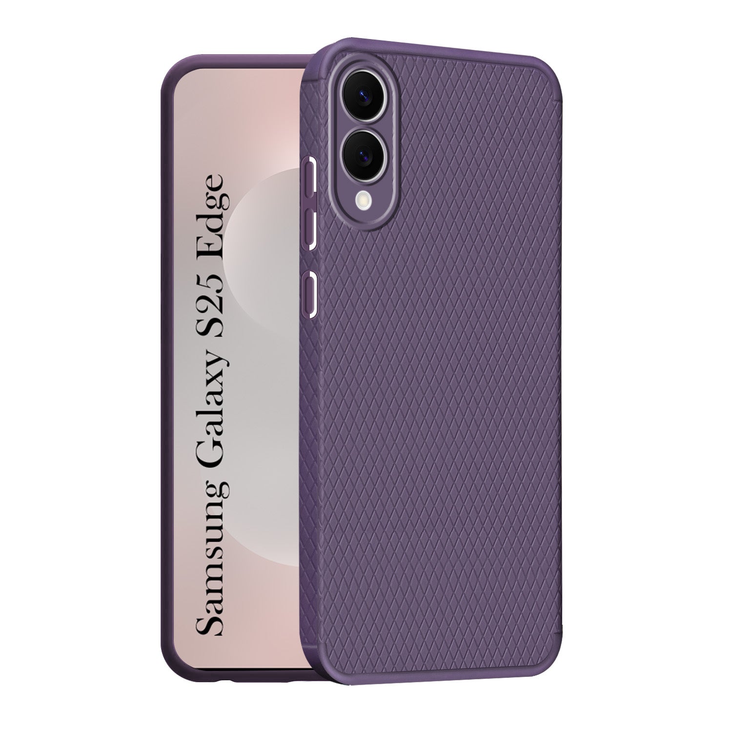 For Samsung Galaxy S25 Edge Back Cover Case (Liquid Silicone | Side Grip | Camera Protection)