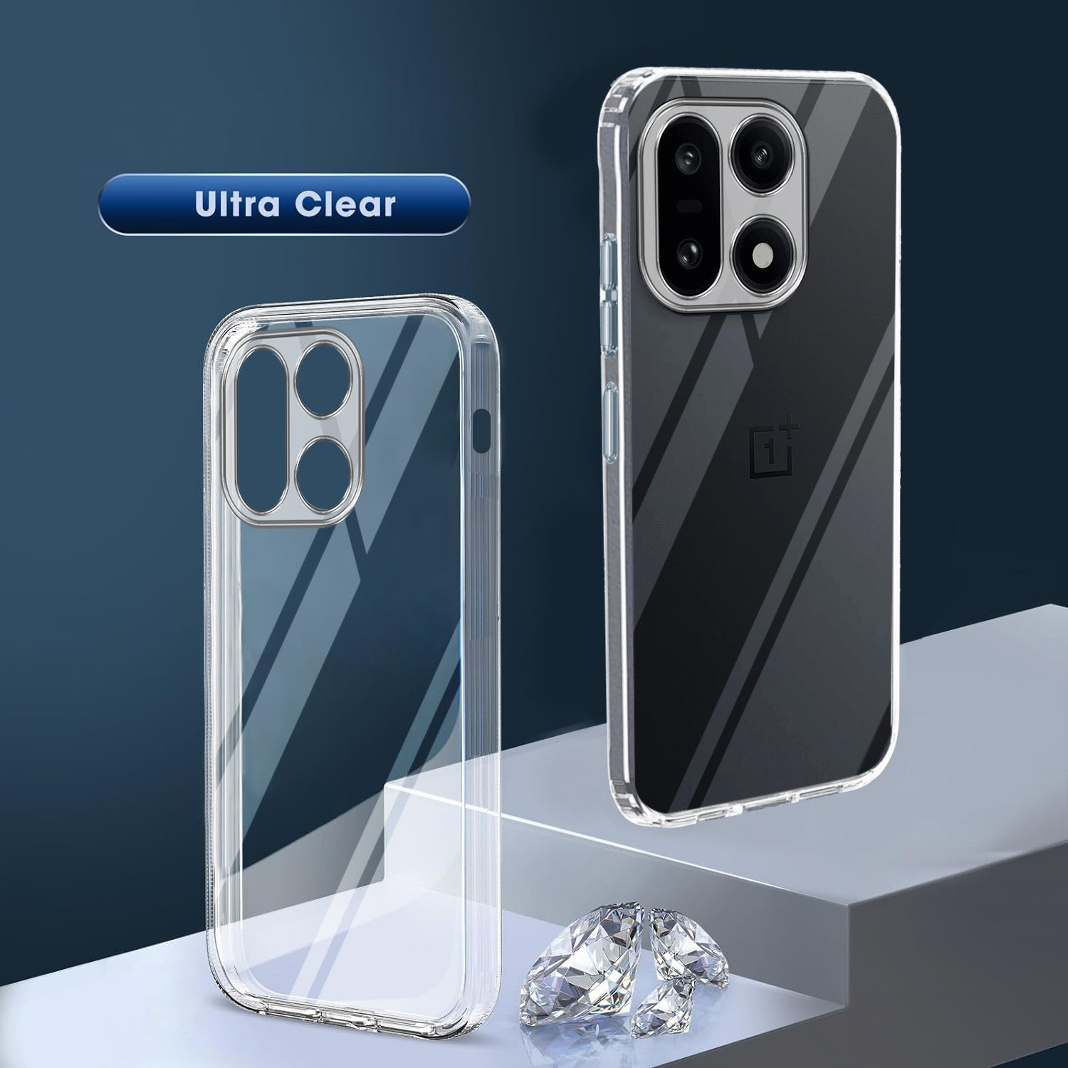 For OnePlus 15 5G Back Cover Case Silicone (Clear Shockproof Case with Camera Protection | Soft and Flexible | Transparent)
