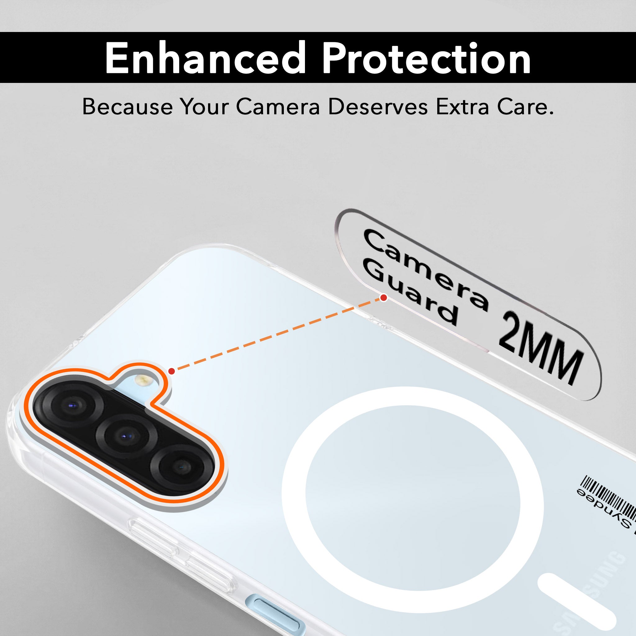 For Samsung Galaxy A16 5G Back Cover Case (Soft Touch | Camera Bump Protection | MagSafe Compatible | Matte Finish)