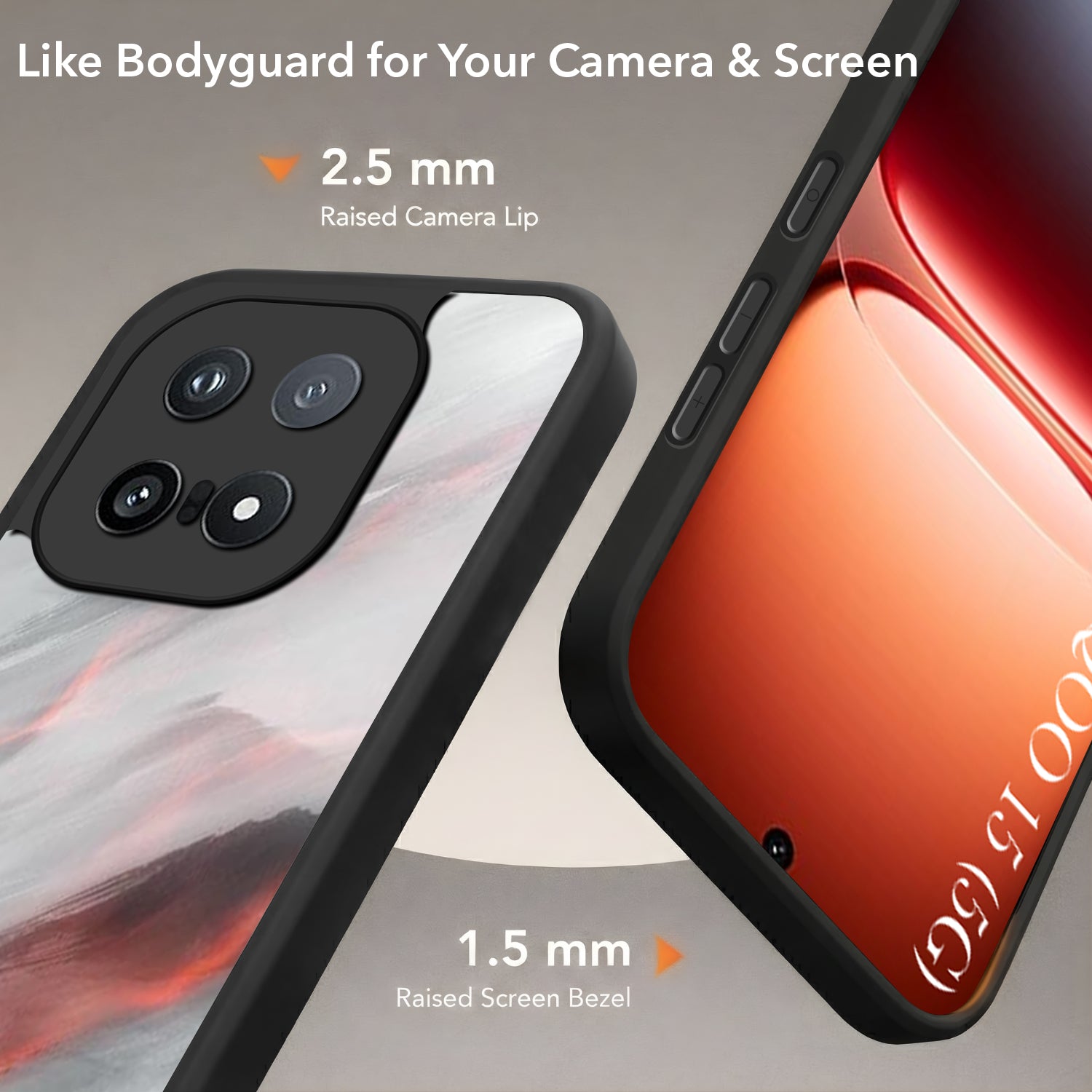 For Vivo iQOO 15 5G Back Cover Case (Built-in Stand | Lifetime Anti Yellow | Kickstand Shockproof | Camera Protection | MagSafe Compatible)