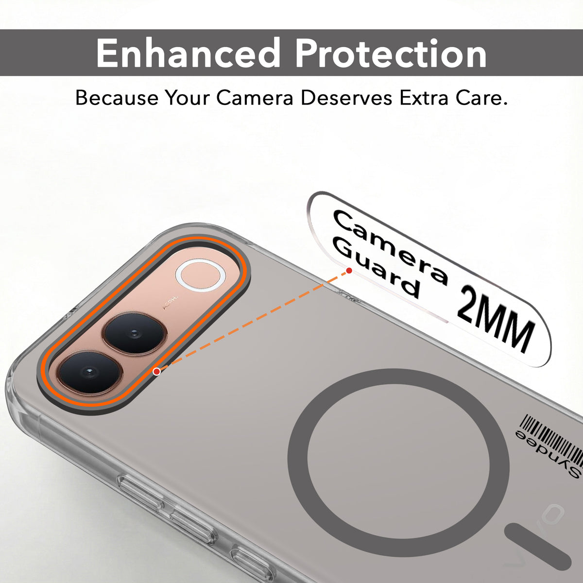 For Vivo S2 5G Back Cover Case (Soft Touch | Camera Bump Protection | MagSafe Compatible | Matte Finish)