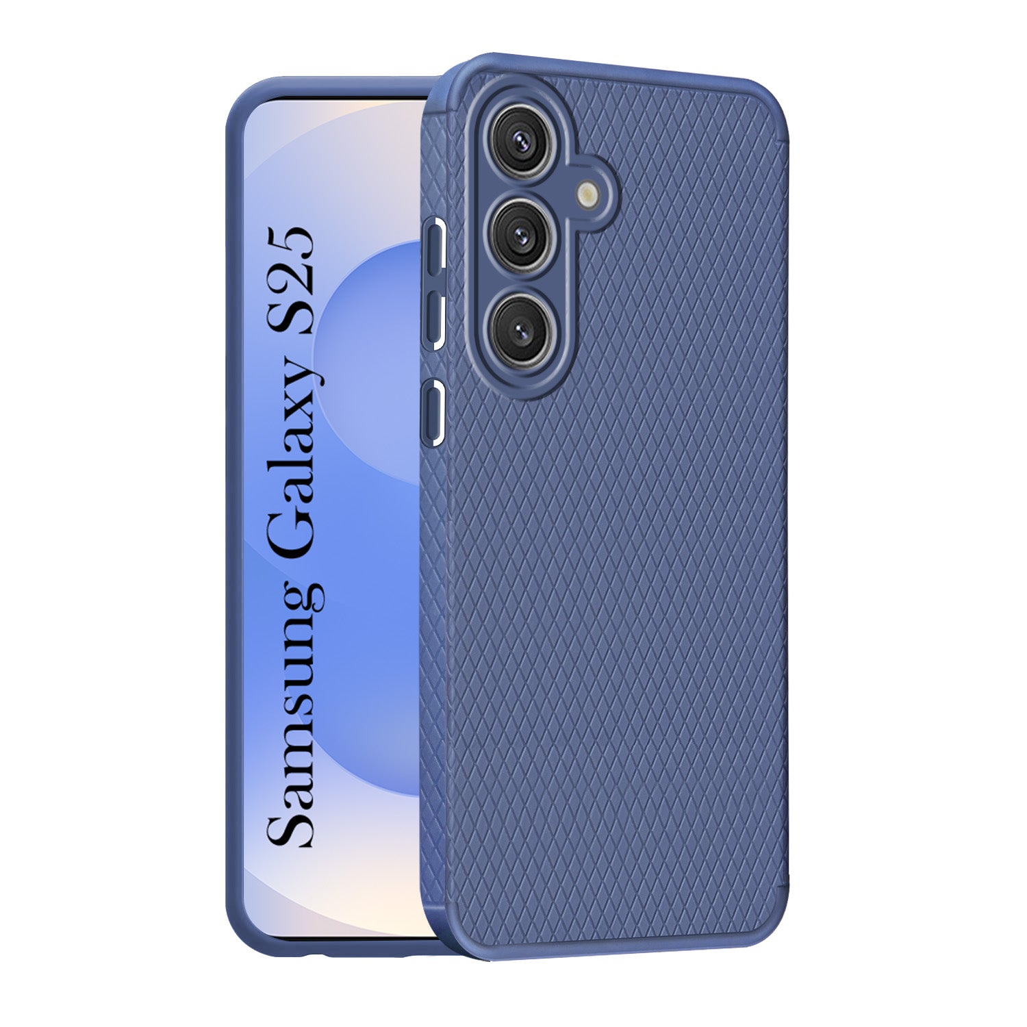 For Samsung Galaxy S25 Back Cover Case (Liquid Silicone | Side Grip | Camera Protection)