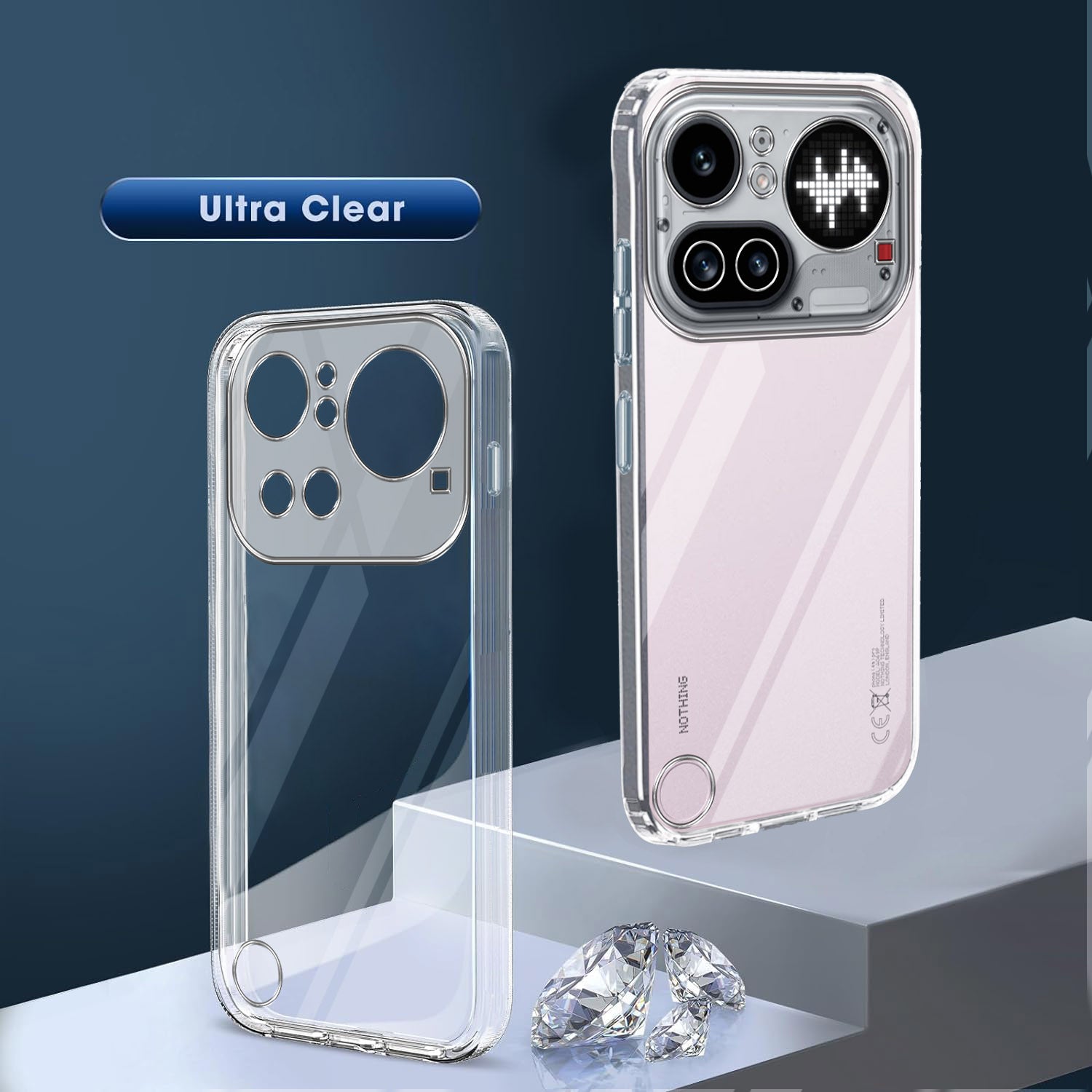 For Nothing Phone 4A Pro 5G Back Cover Case Silicone (Clear Shockproof Case with Camera Protection | Soft and Flexible | Transparent)