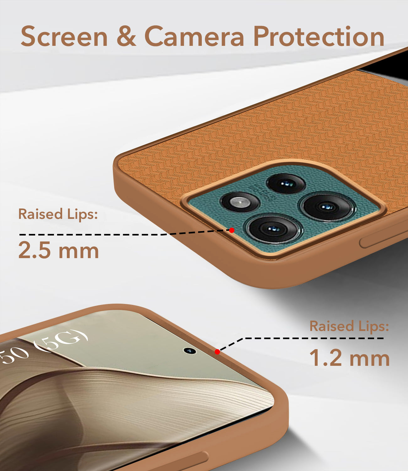 For Motorola Moto Edge 50 5G Silicone Finish Back Cover Case  (Premium Minimalist Professional Feel | Camera Protection Bump)