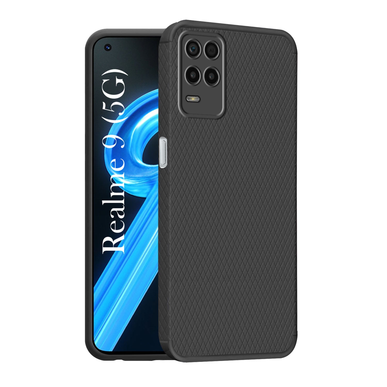 For Realme 9 5G Back Cover Case (Liquid Silicone | Side Grip | Camera Protection)