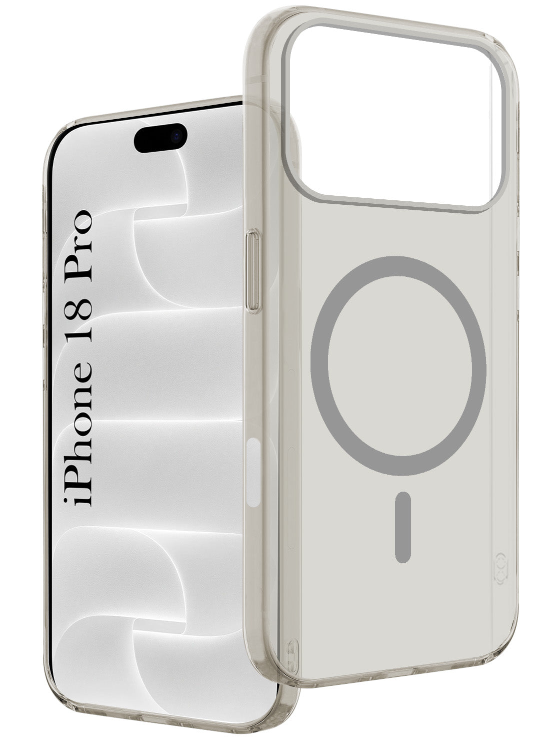 For Apple iPhone 18 Pro Back Cover Case (Frosted Matte Feel | MagSafe Compatible Wireless Charging)