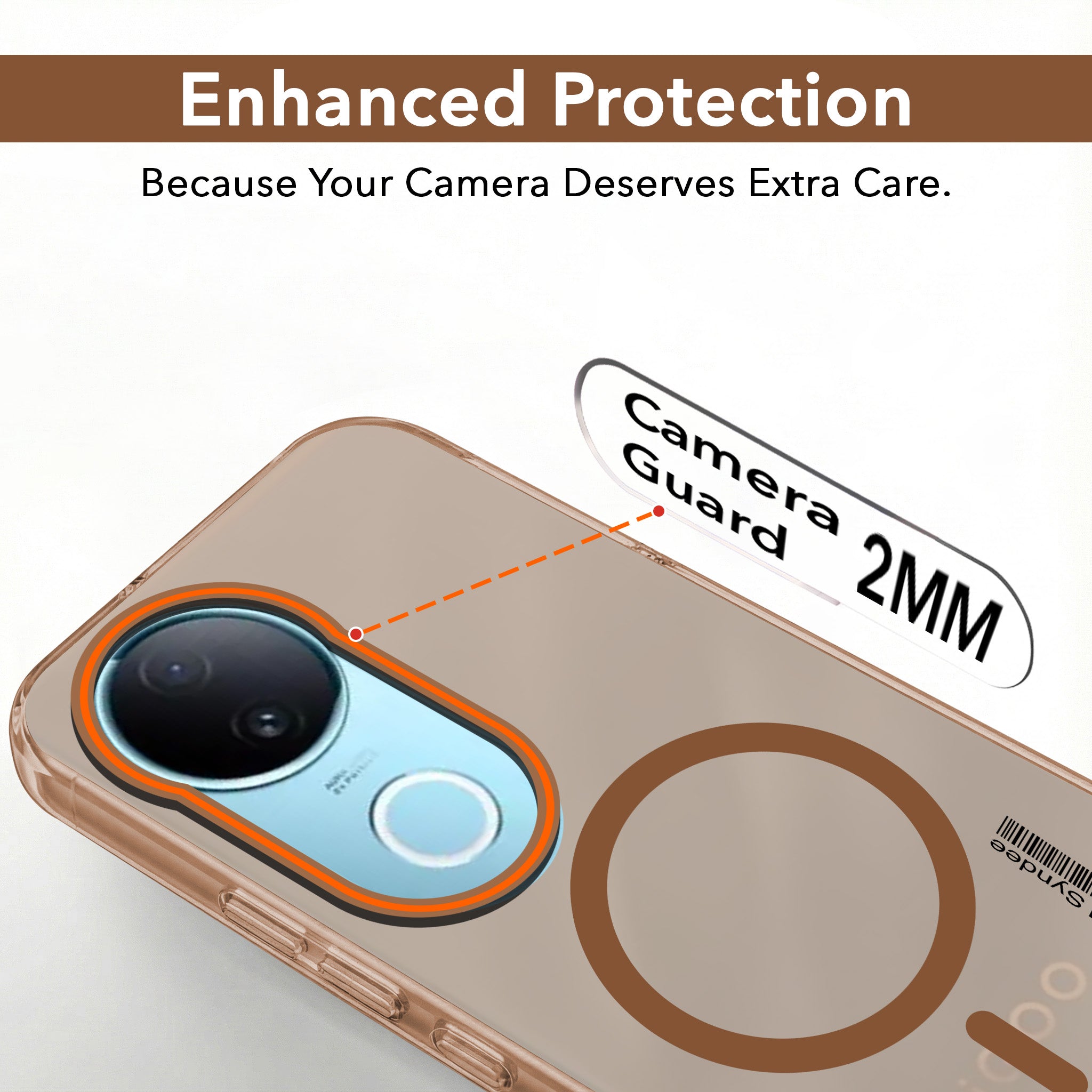 For Vivo iQOO Z10R Back Cover Case (Soft Touch | Camera Bump Protection | MagSafe Compatible | Matte Finish)