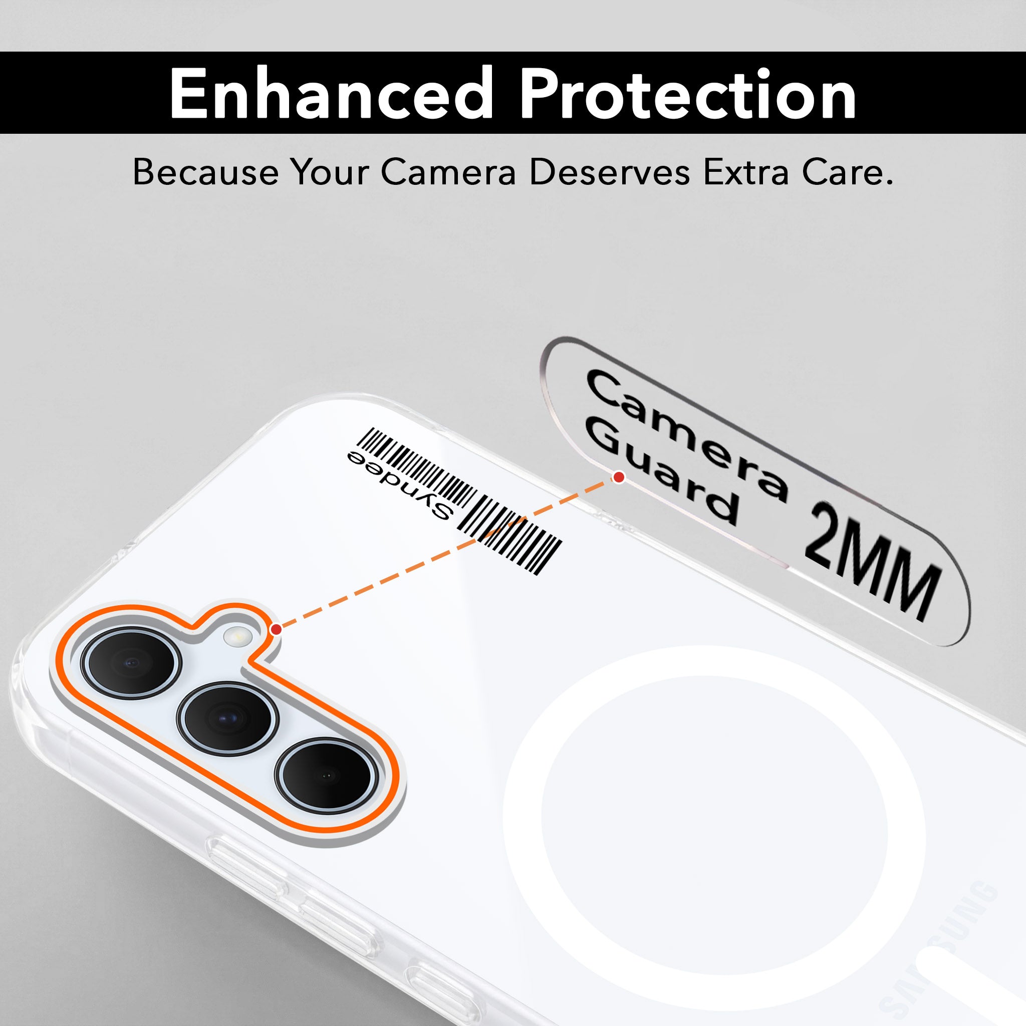 For Samsung Galaxy A35 5G Back Cover Case (Soft Touch | Camera Bump Protection | MagSafe Compatible | Matte Finish)